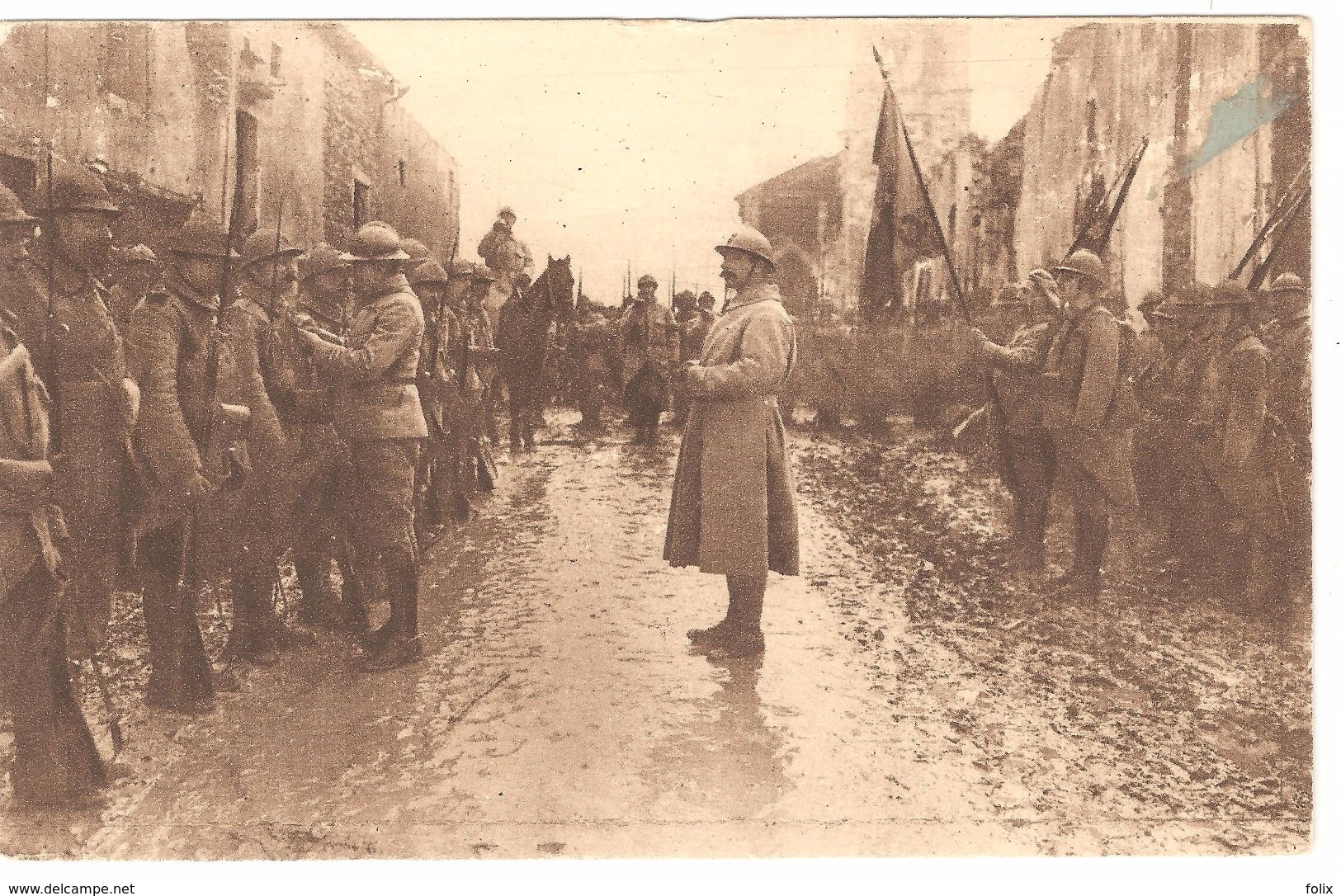 Verdun - Na één Der Hevige Gevechten Van Verdun .../ Décoration De Soldats - Guerre 1914-18 - WW1 - Animée - Verdun