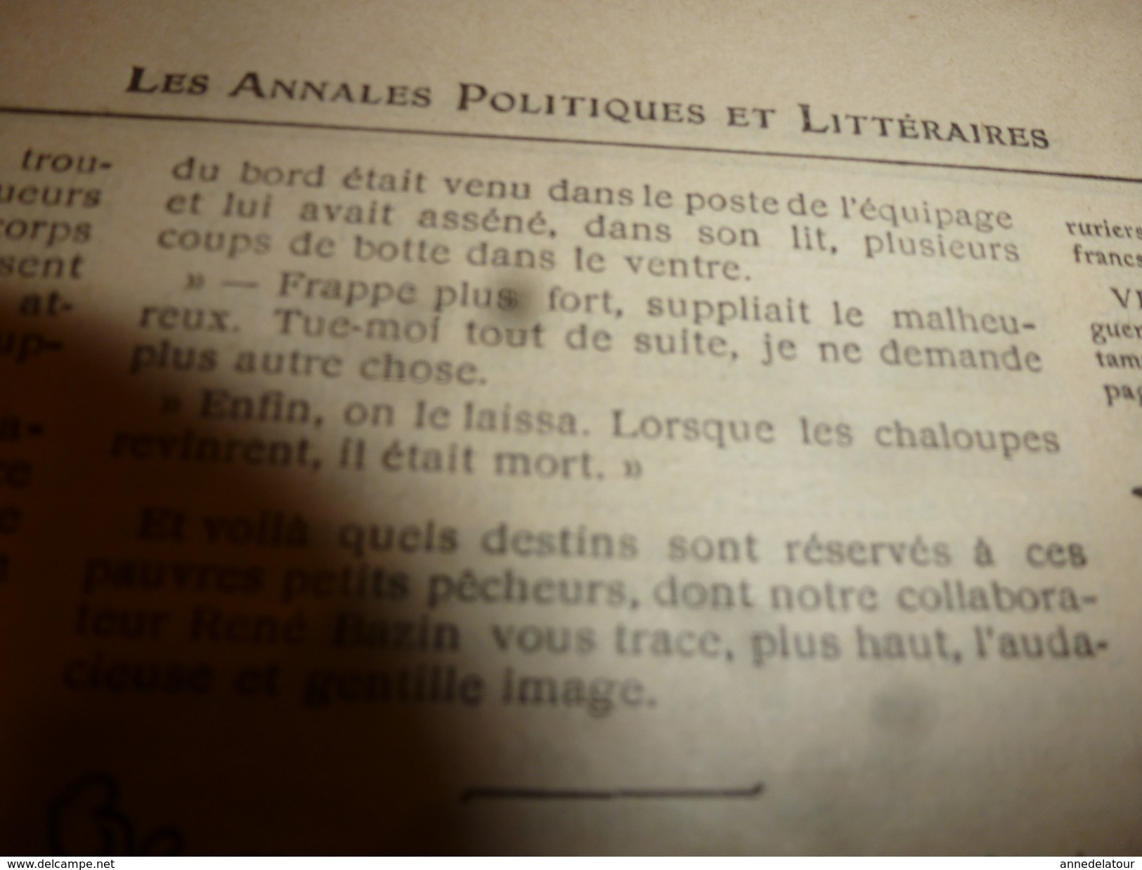 1904 Les ANNALES P&L:Petits pêcheurs(îles Glénan,Les Groisillons);Procès Terre-Neuviens;Vendée et Clotilde d'Alvarey;etc