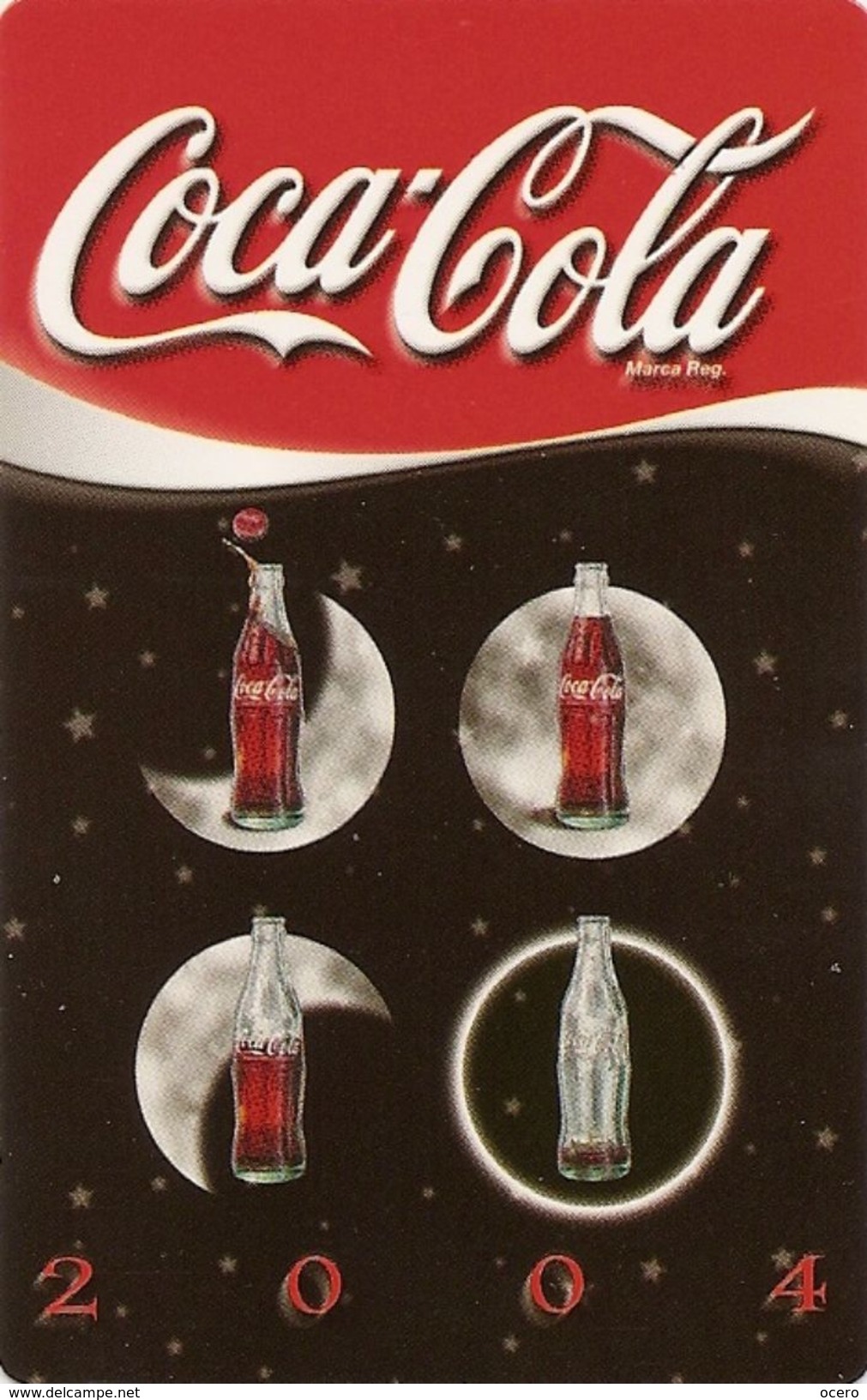 Calendario Coca Cola De Bolsillo Año 2004 - Small : 2001-...