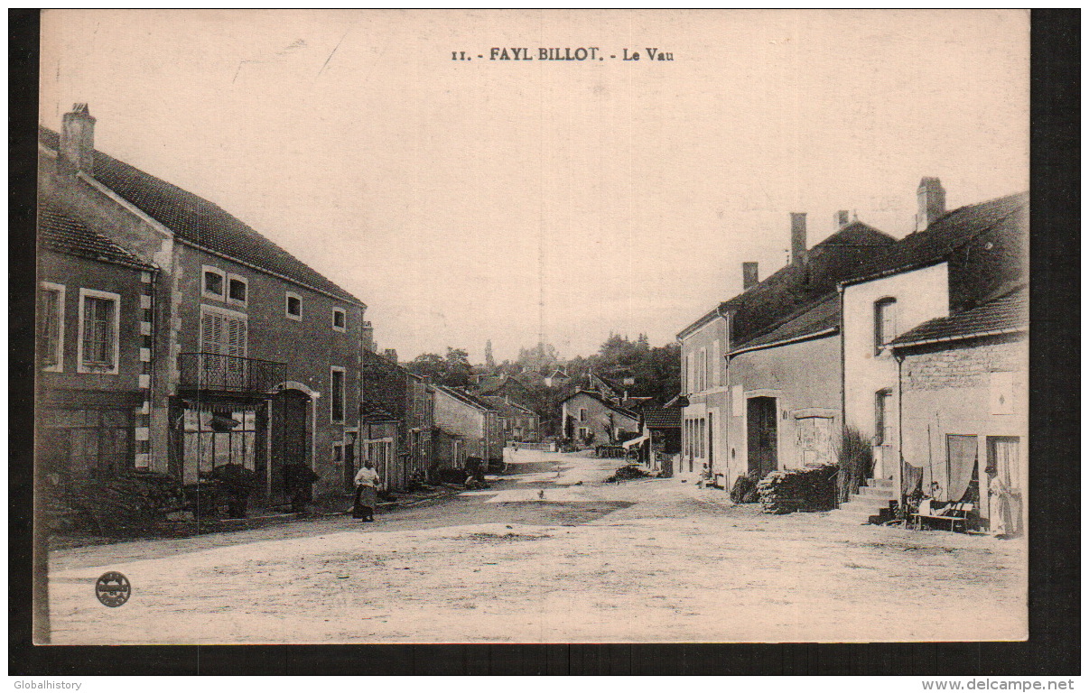 DD2326  FRANCE FAYL BILLOT LA VAU   POSTCARD - Fayl-Billot