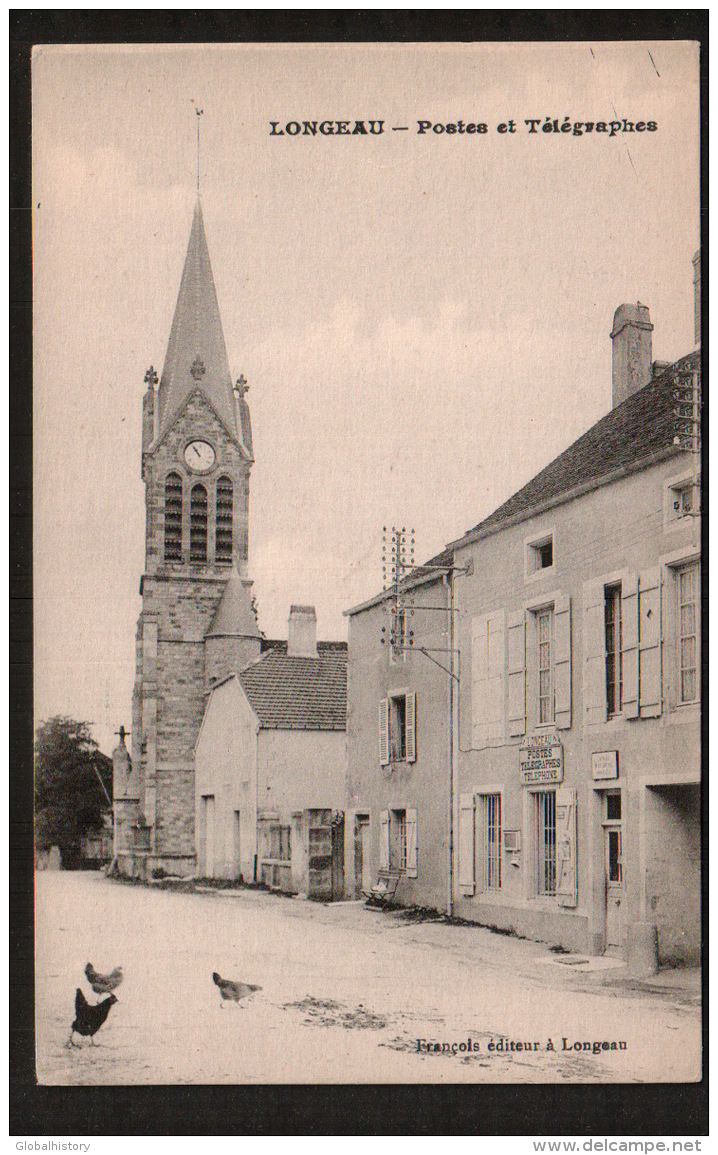 DD2332  FRANCE  LONGEAU POSTES ET TELEGRAPHES   POSTCARD - Le Vallinot Longeau Percey