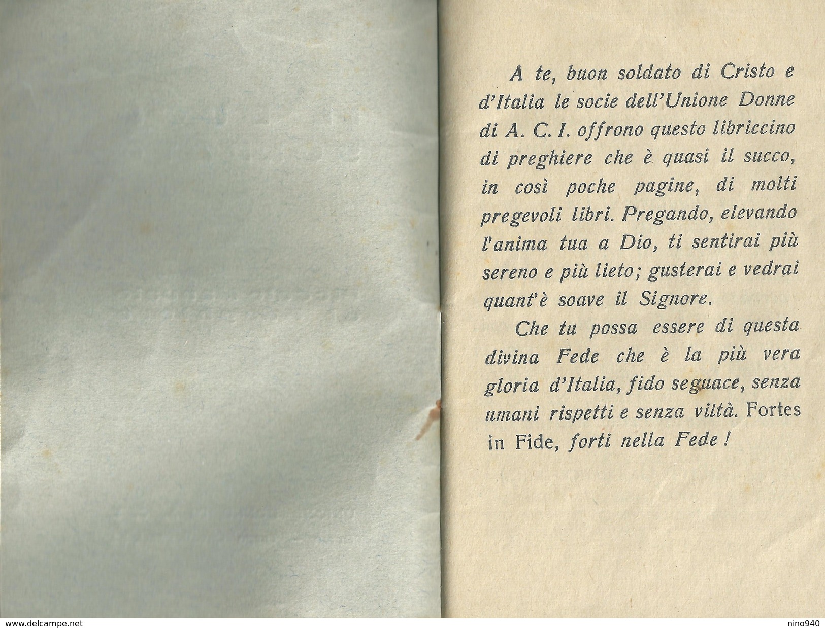 MILITARE - IL BUON SOLDATO  - LIBRETTO DI PREGHIERE - PAGINE 46 - Mm.83 X 119 - UNIONE DONNE DI A.C.I. - ROMA - Religion & Esotericism