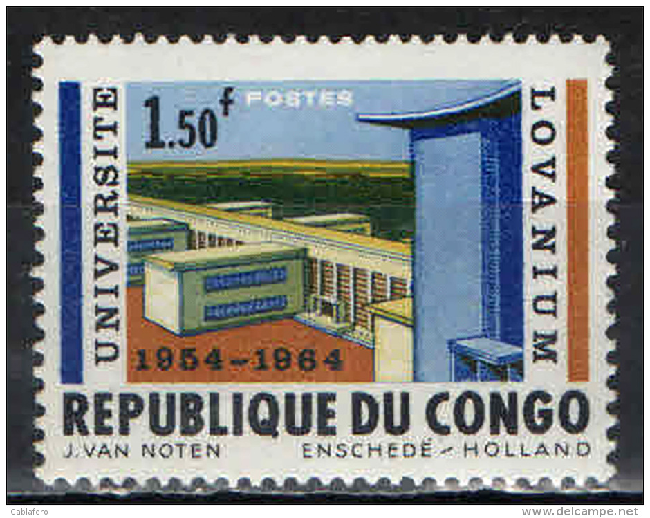 CONGO - 1964 - UNIVERSITA' LOVANIUM A LEOPOLDVILLE - NUOVO MNH - Other & Unclassified