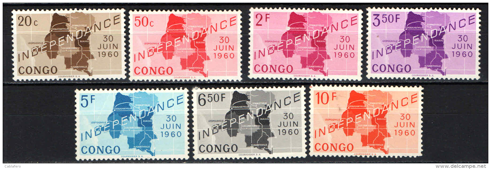 CONGO - 1960 - INDIPENDENZA - NUOVI MNH - Other & Unclassified