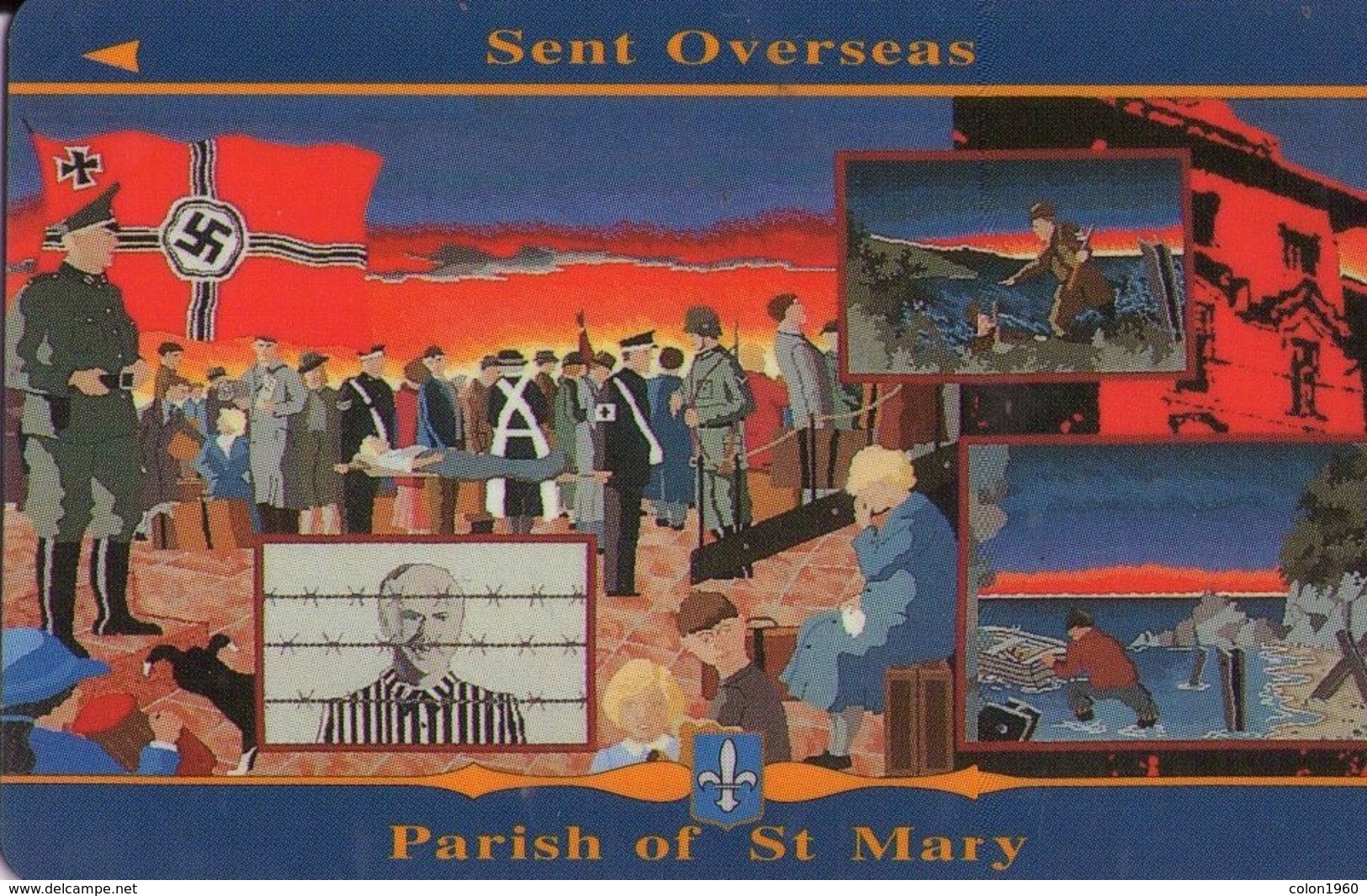 JERSEY ISLANDS. 39JERA. LIBERATION. Parish Of St. Mary Sent Overseas. 15000 Ex. (446) - Armée