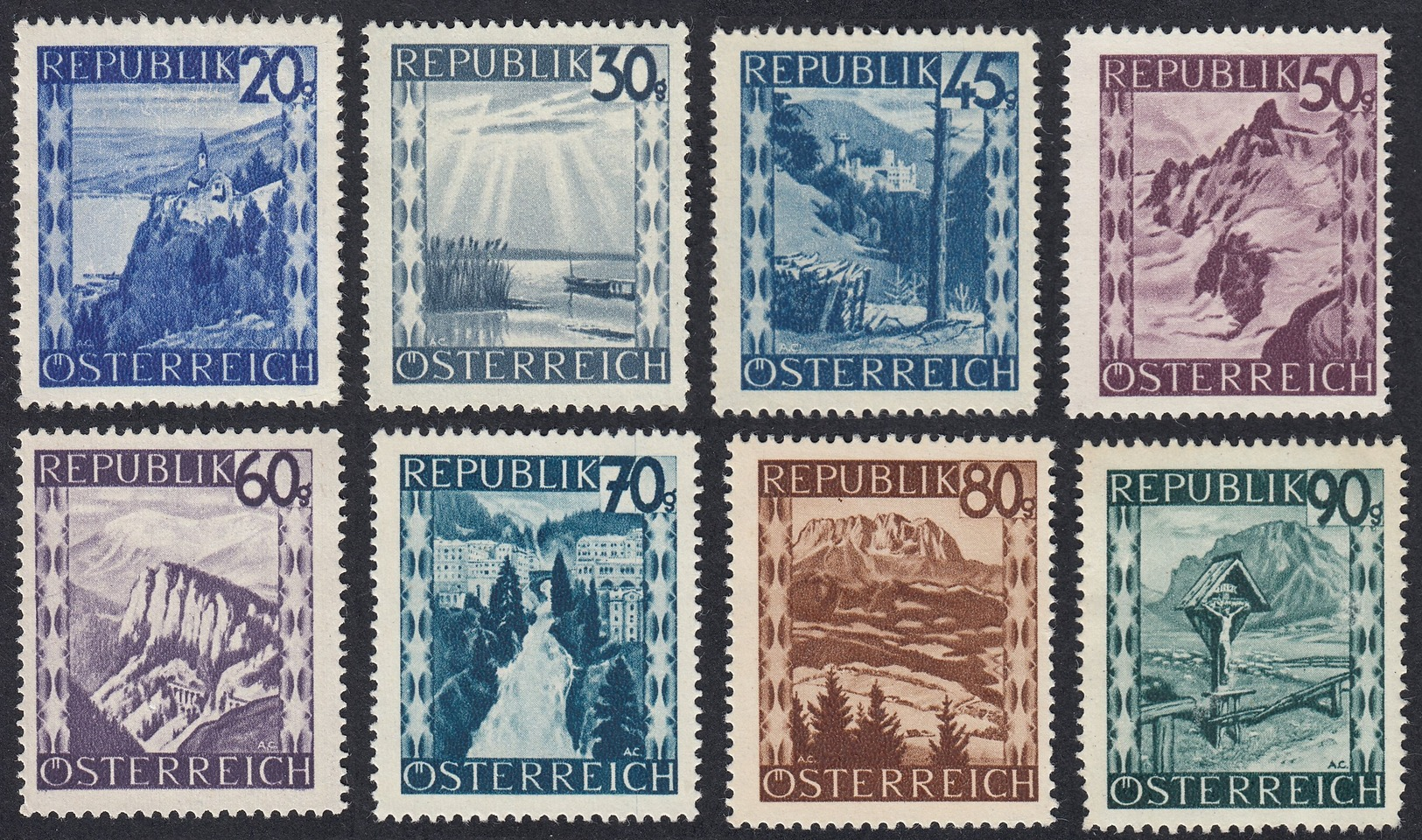 AUSTRIA -  OSTERREICH - 1945/1947 - Lotto Di 8 Francobolli Nuovi MH E/o Senza Gomma (vedere Descrizione) - Nuovi