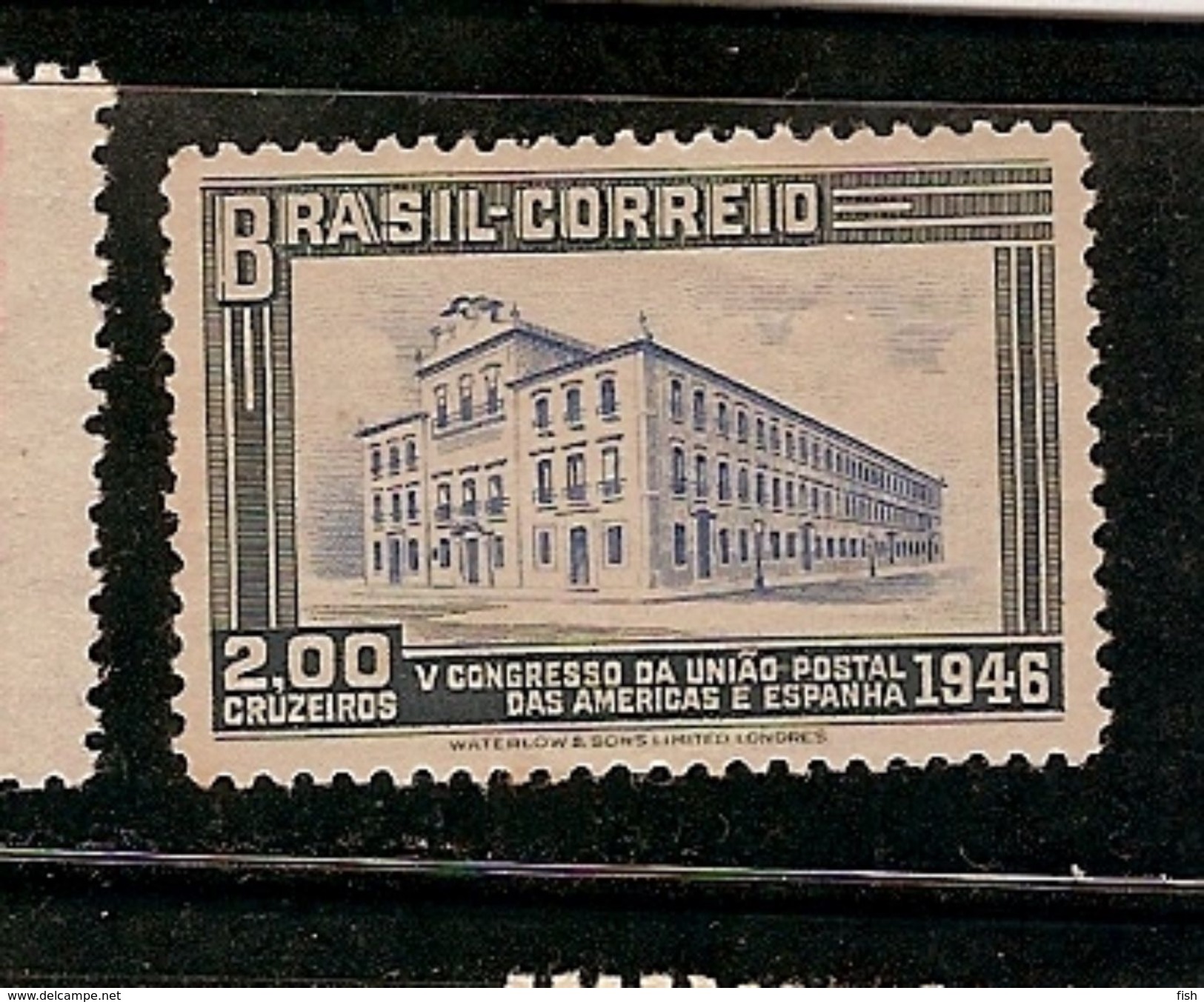 Brazil ** & V Congress Of The Postal Union Of The Americas And Spain, Rio De Janeiro 1946 (445) - Post