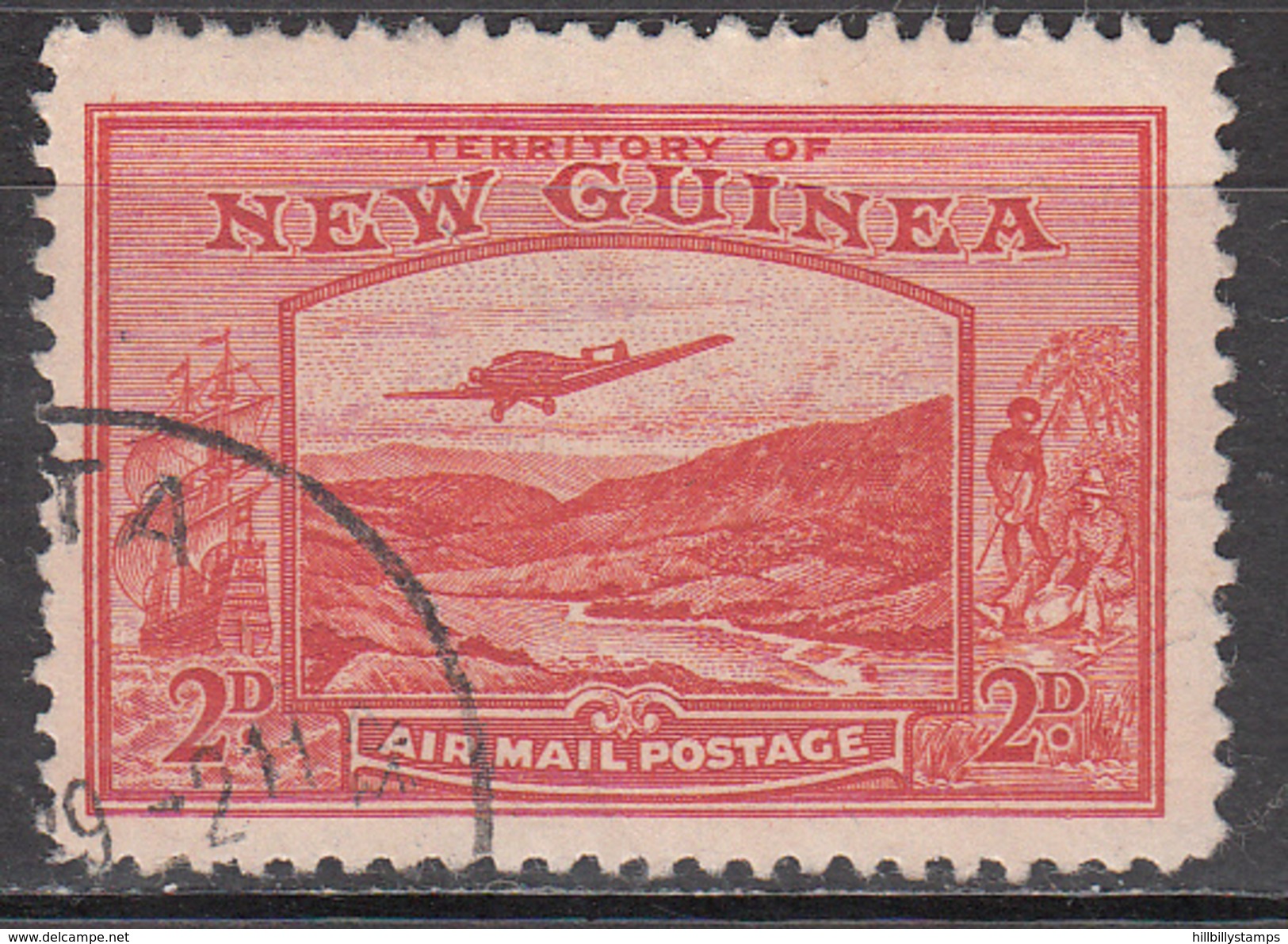 NEW GUINEA     SCOTT NO. C49     USED    YEAR  1939 - Papua-Neuguinea