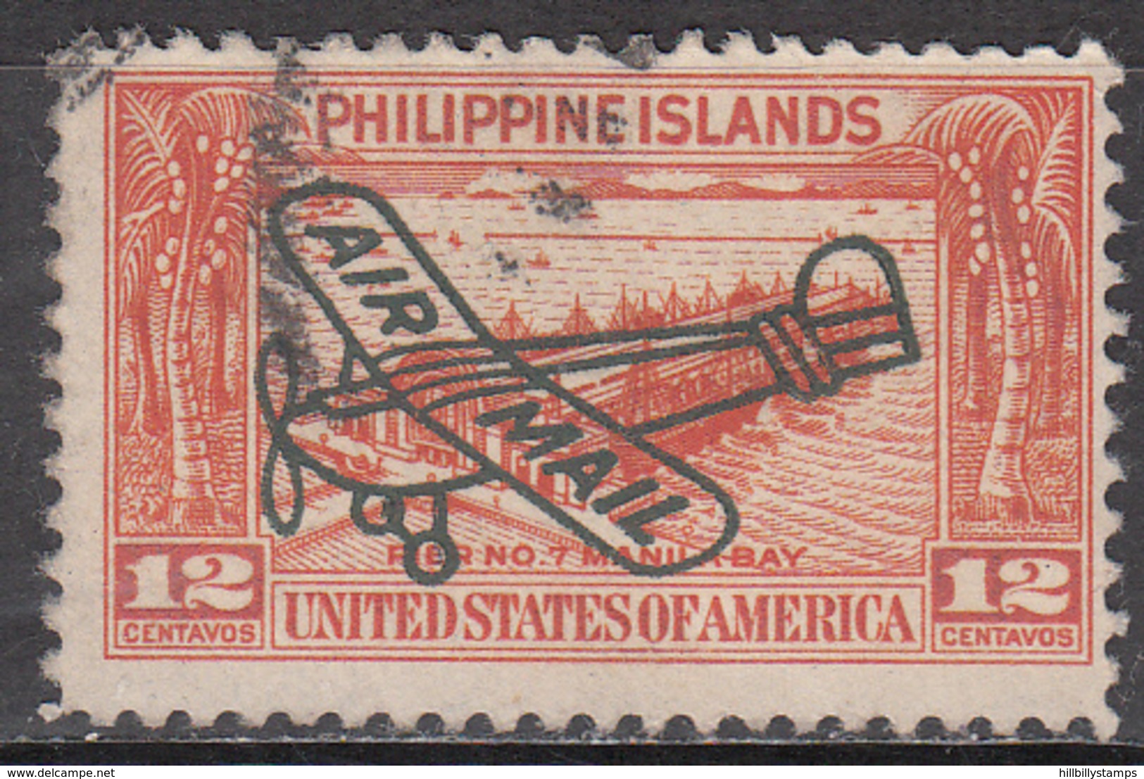 PHILLIPINES    SCOTT NO. C48     USED    YEAR  1933 - Philippines