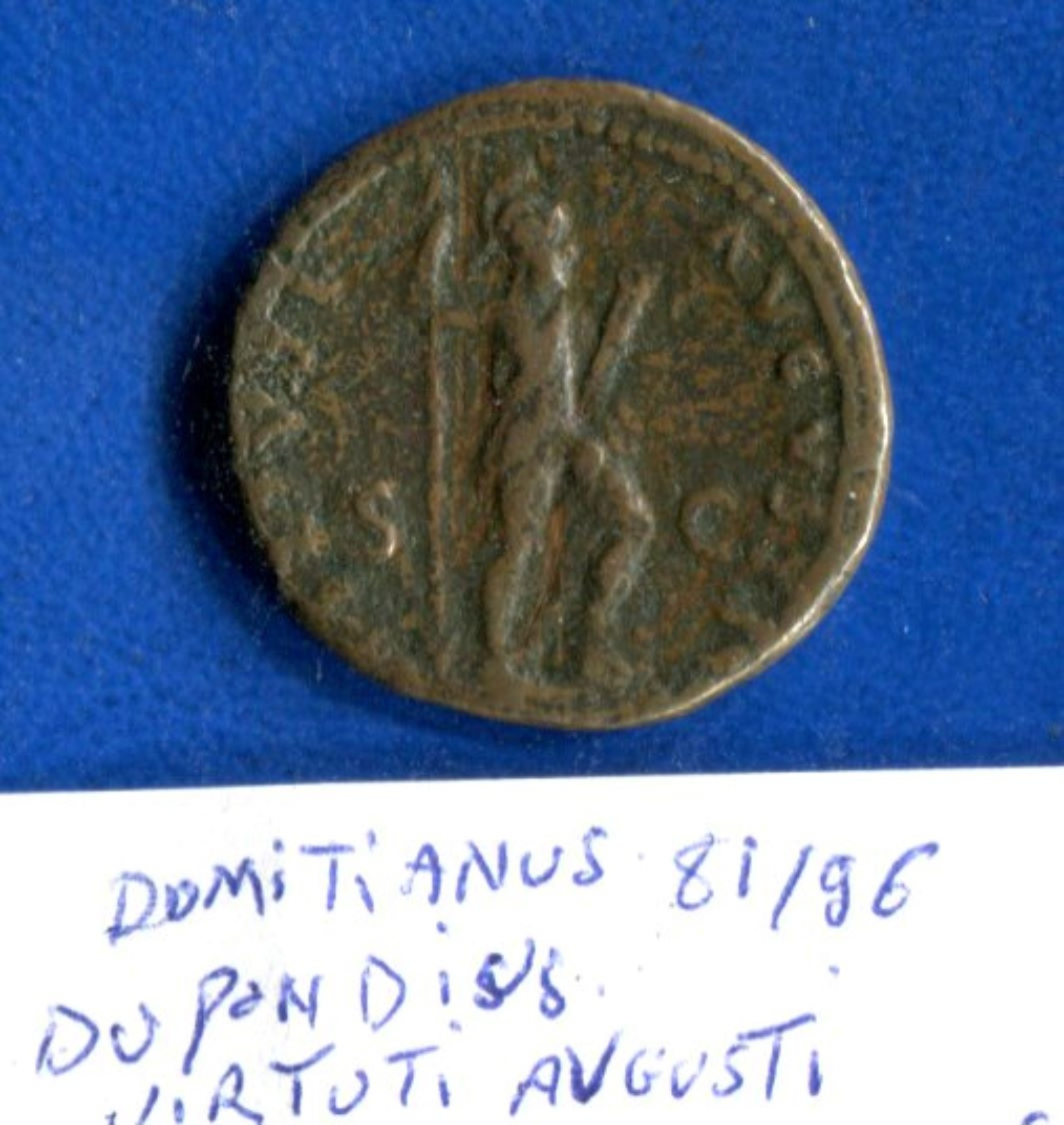 Domitianus  81/96  Dupondius  Virtuti  Avgusti - The Flavians (69 AD To 96 AD)