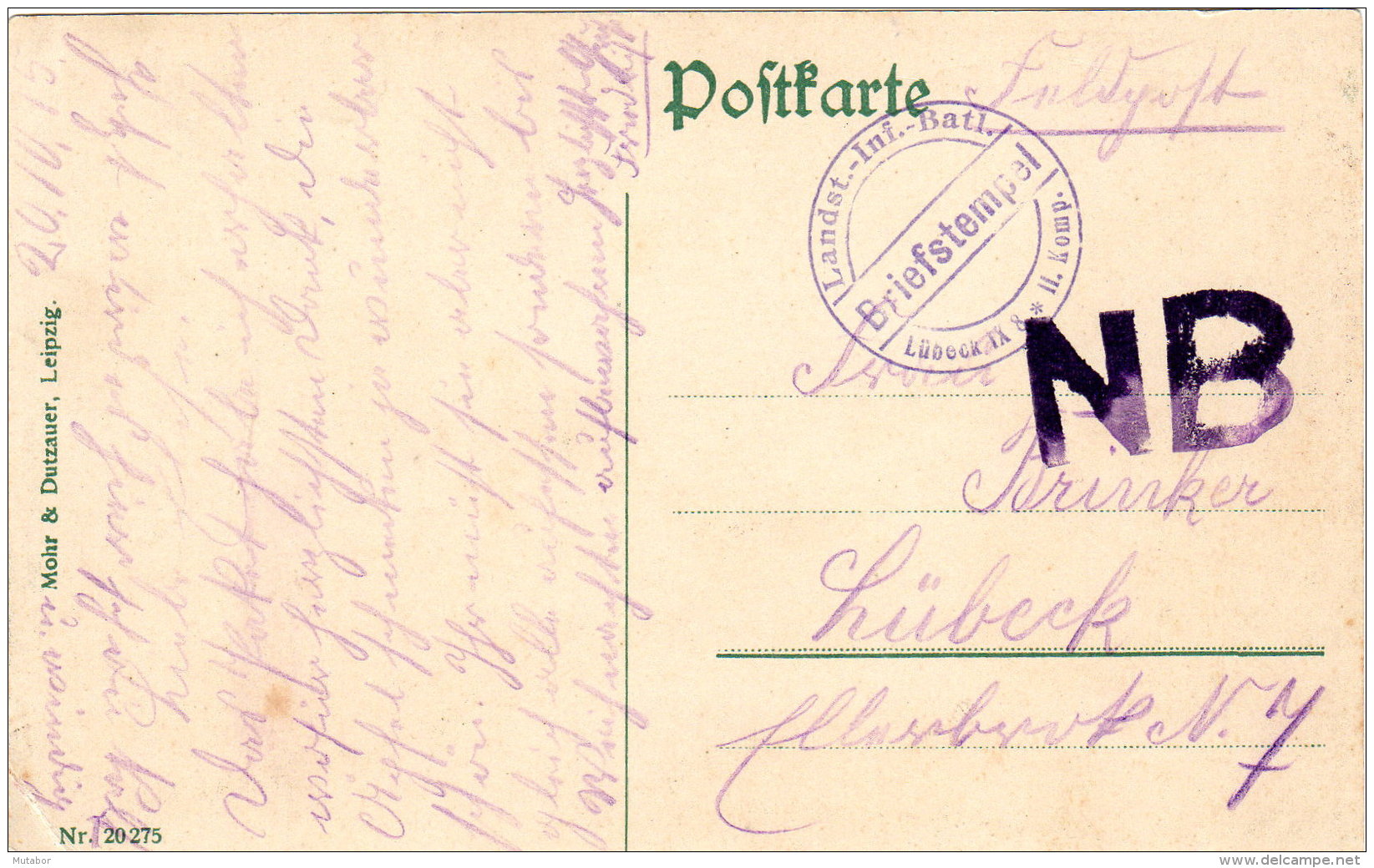 1915 Keitum Auf Sylt,,Dorfstrasse" Feldpost - Altri & Non Classificati
