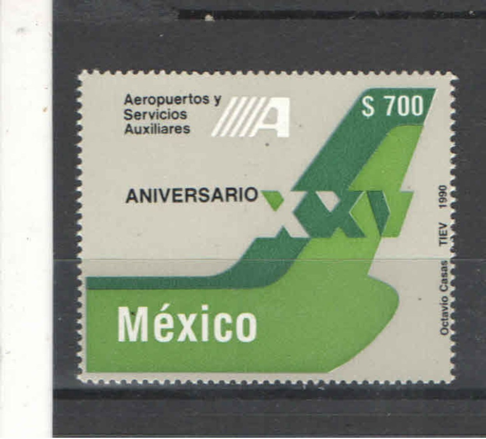 Messico PO 1990 Aereoporto Service Scott.1653+ See Scan  Nuovi - Messico