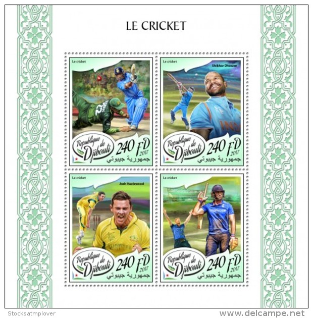 Djibouti 2017 Sport Cricket - Djibouti (1977-...)