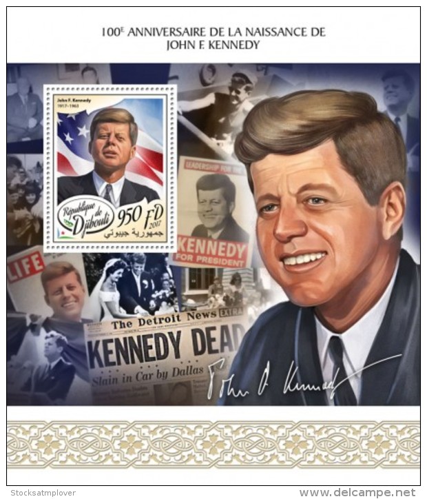 Djibouti 2017 Space John F. Kennedy - Djibouti (1977-...)