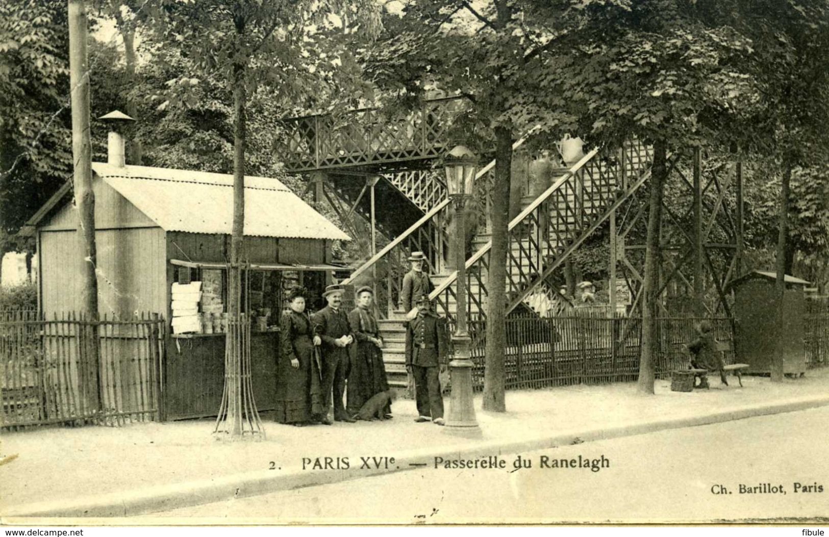 PARIS XVI  Vieux Passerelle Du Ranelagh - Arrondissement: 16