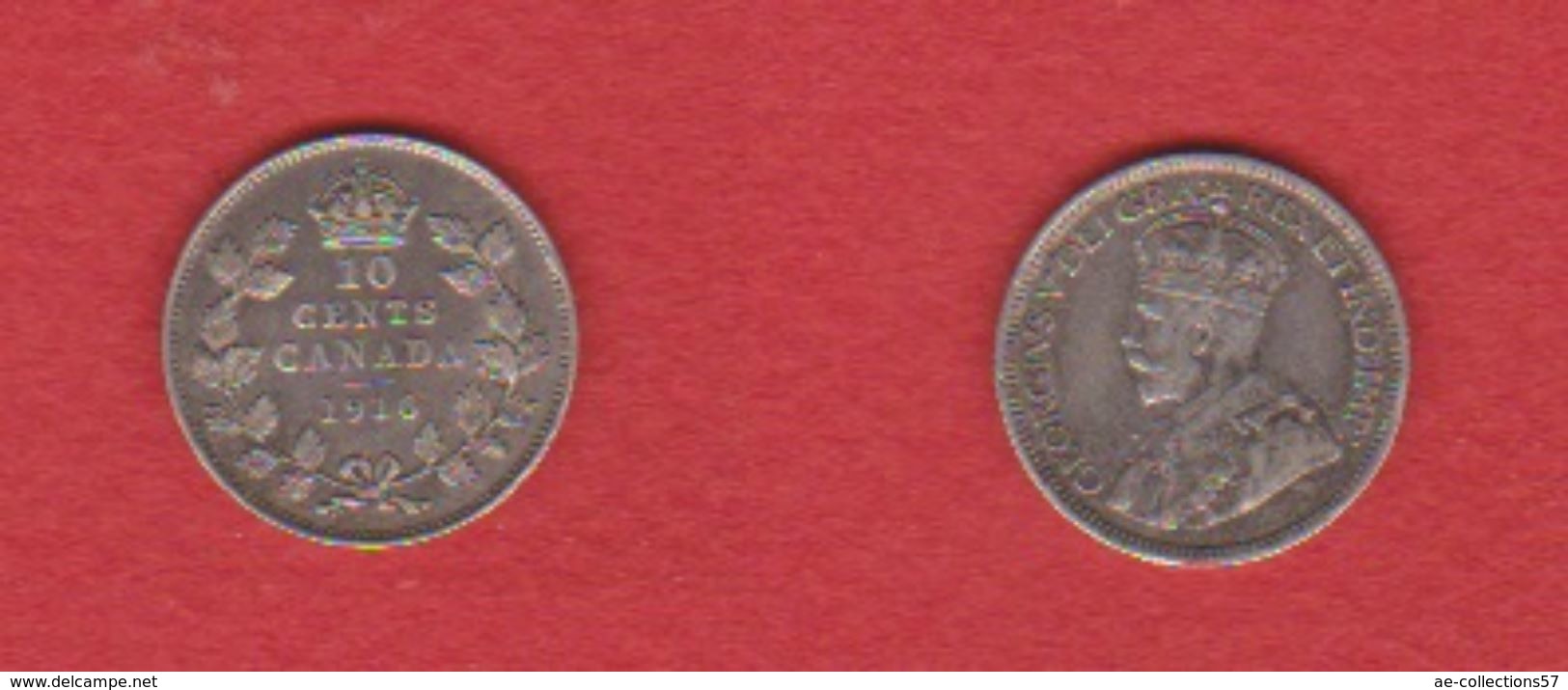 Canada / KM 23  / 10 Cents 1916 / TTB - Canada