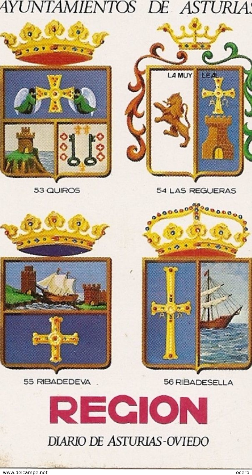 Calendario Periodico Región De Asturias, Fournier - Tamaño Pequeño : 1971-80