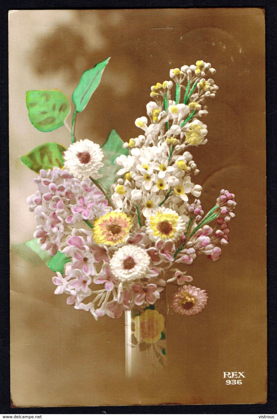 Fleurs - Bouquet Dans Un Vase (6) - Circulé - Circulated - Gelaufen - 1919. - Autres & Non Classés