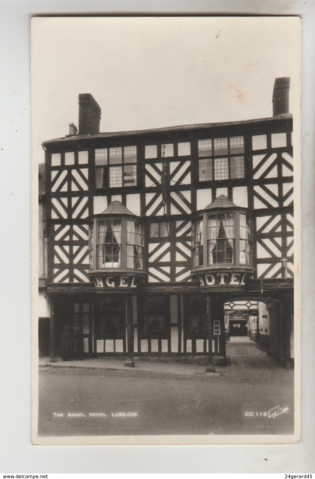 CPSM LUDLOW (Angleterre-Shropshire) - The Angel Hôtel - Shropshire