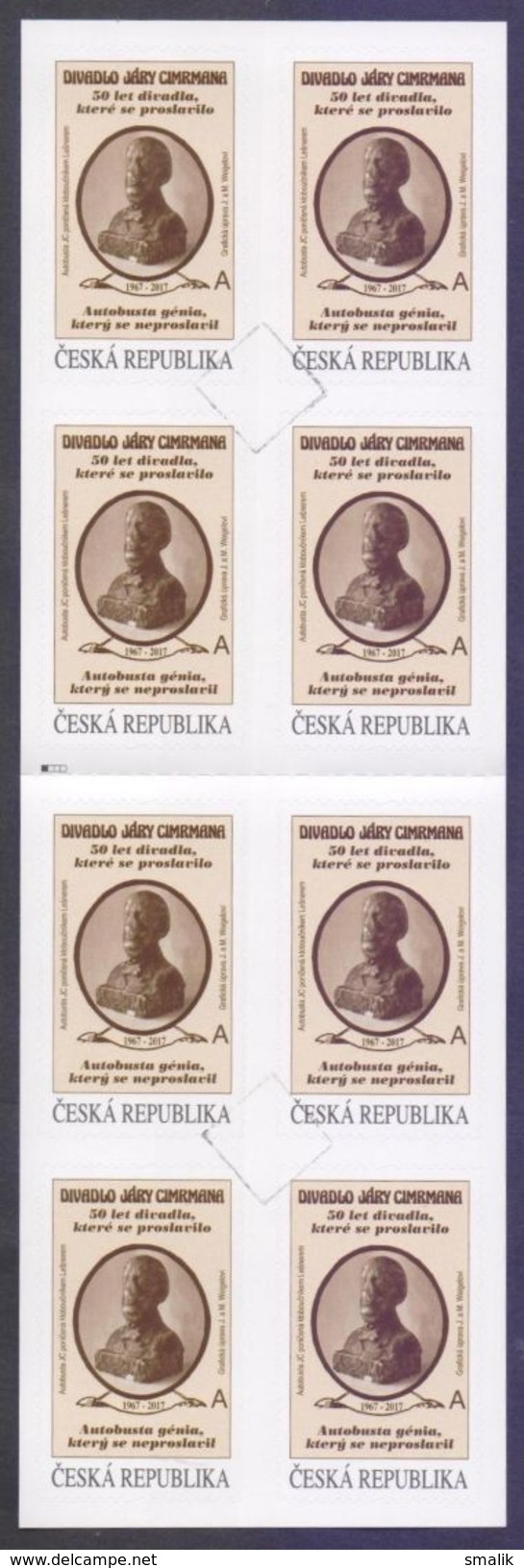 CZECH Republic 2017 - Half A Century With CIMRMAN, Booklet MNH (specimen) - Blocks & Sheetlets