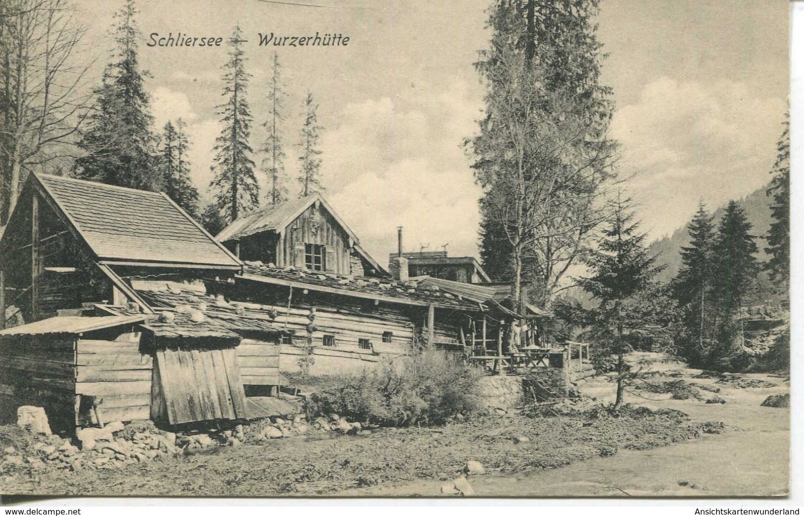 Schliersee - Wurzerhütte 1908 (001397) - Schliersee