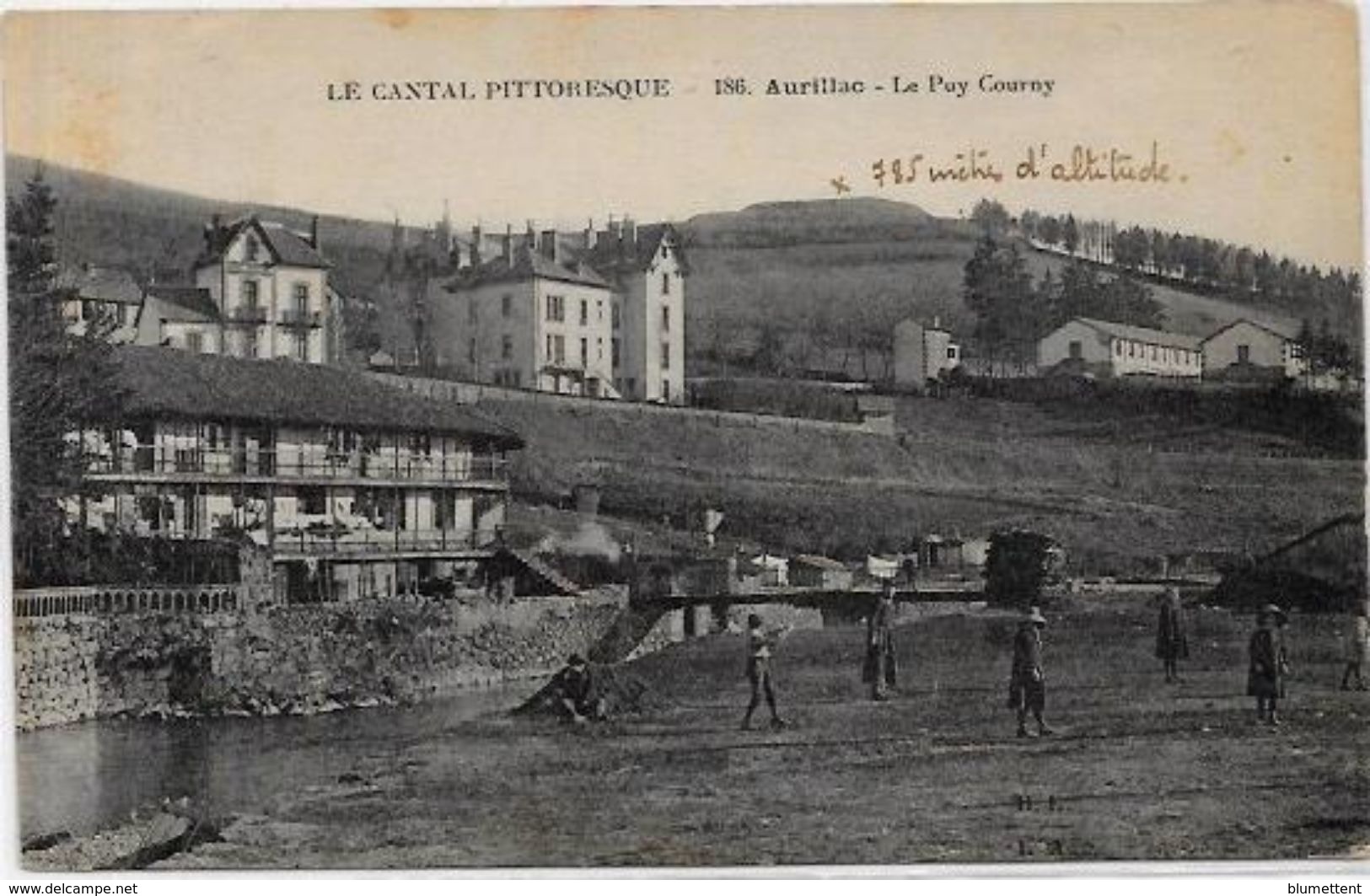 CPA Aurillac Cantal Auvergne écrite - Aurillac