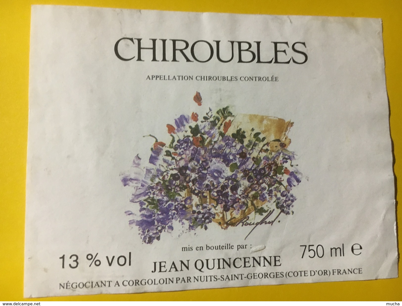 5499 - Chiroubles Jean Quincenne - Blumen