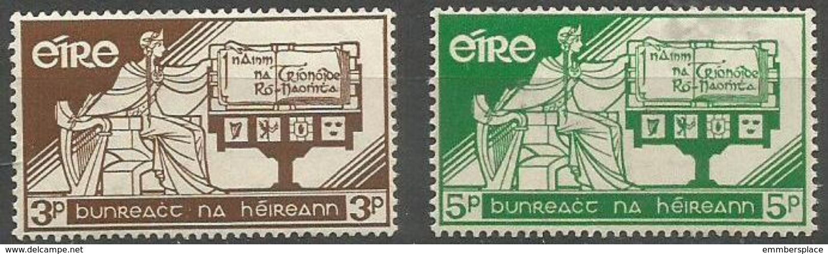 Ireland - 1958 Constitution Anniversary Set Of 2 MNH **     Sc 169-70 - Nuovi