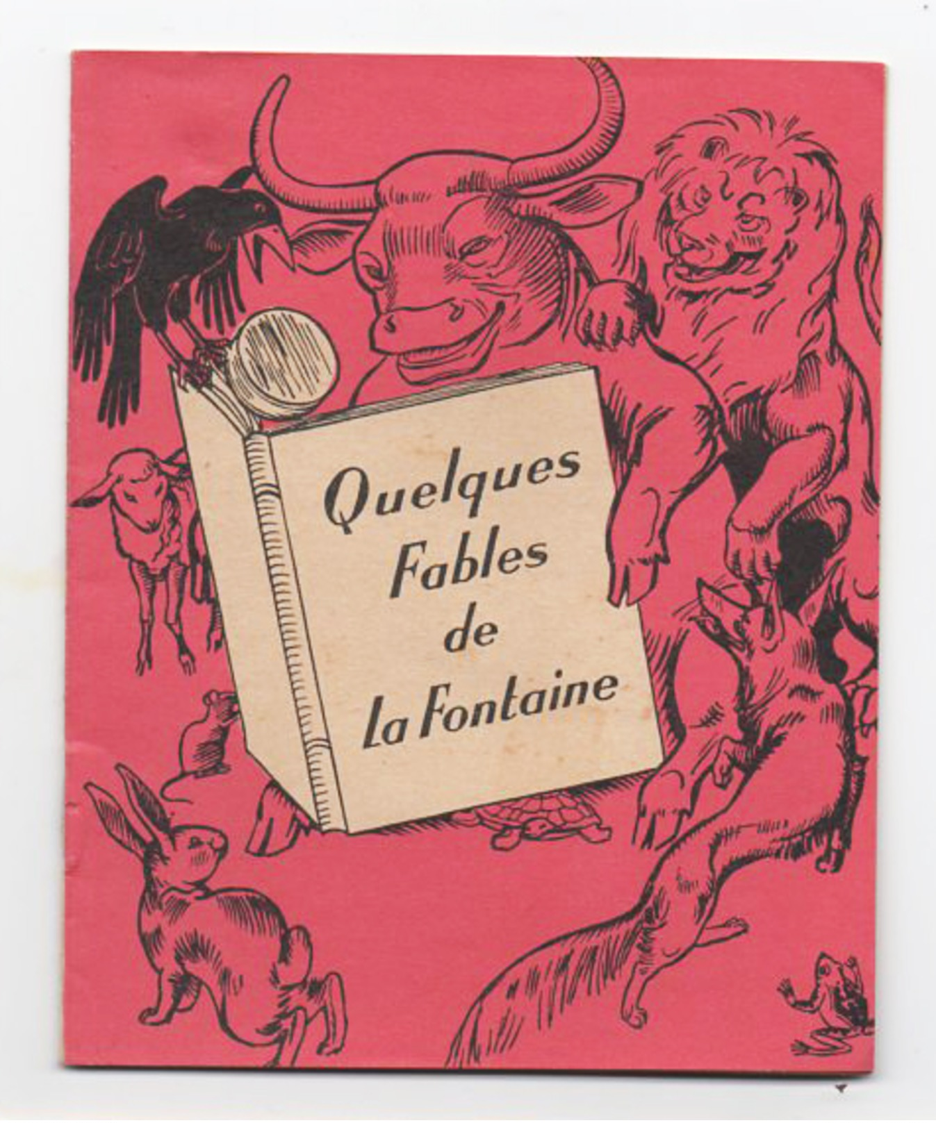 Tisane CISBEY > LIVRET " Quelques Fables De La Fontaine",16 Pages Illustrées, Publicité Tisane CISBEY - Alimentaire