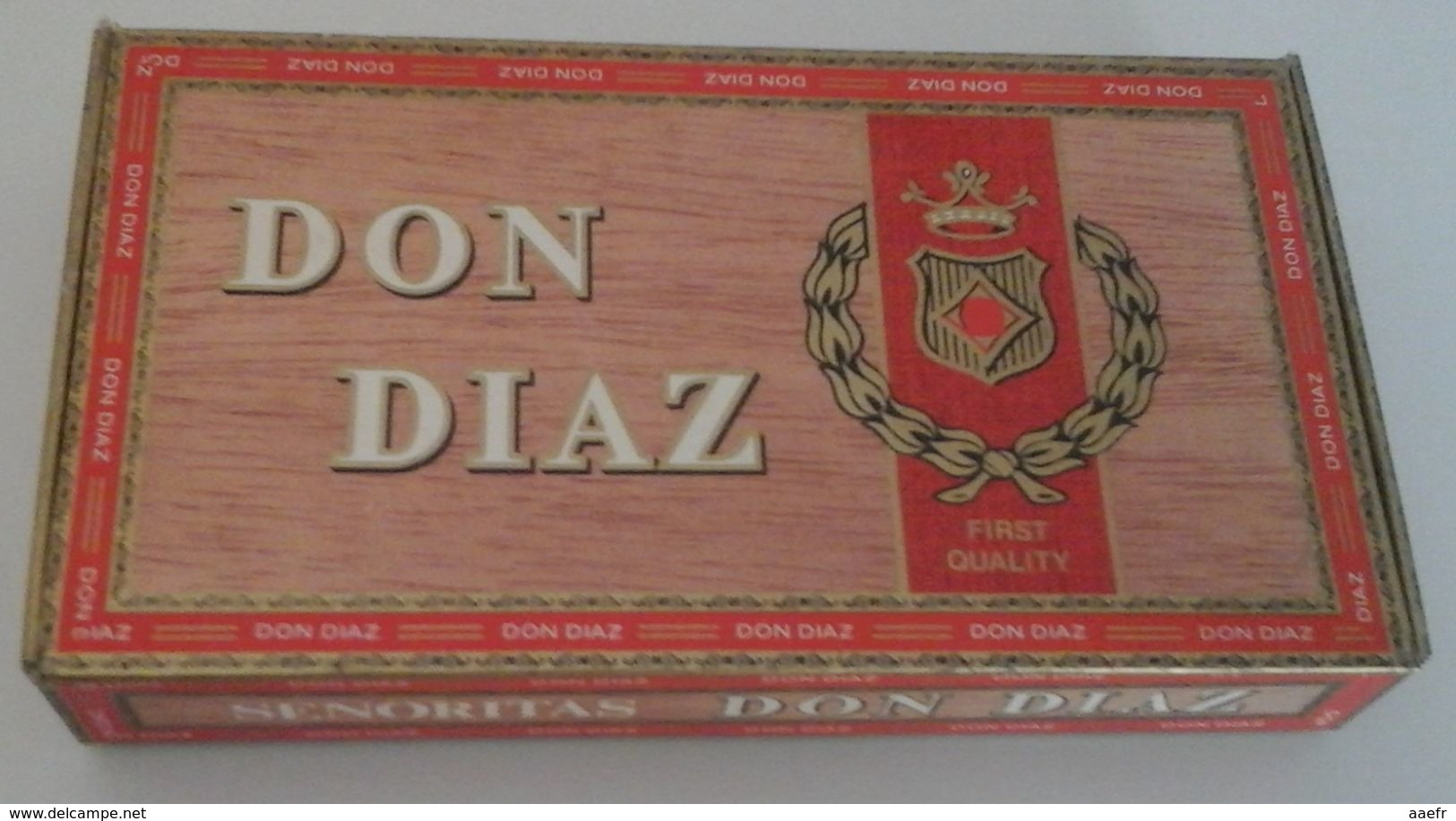 Boîte à Cigares DON DIAZ Senoritas - Boites à Tabac Vides