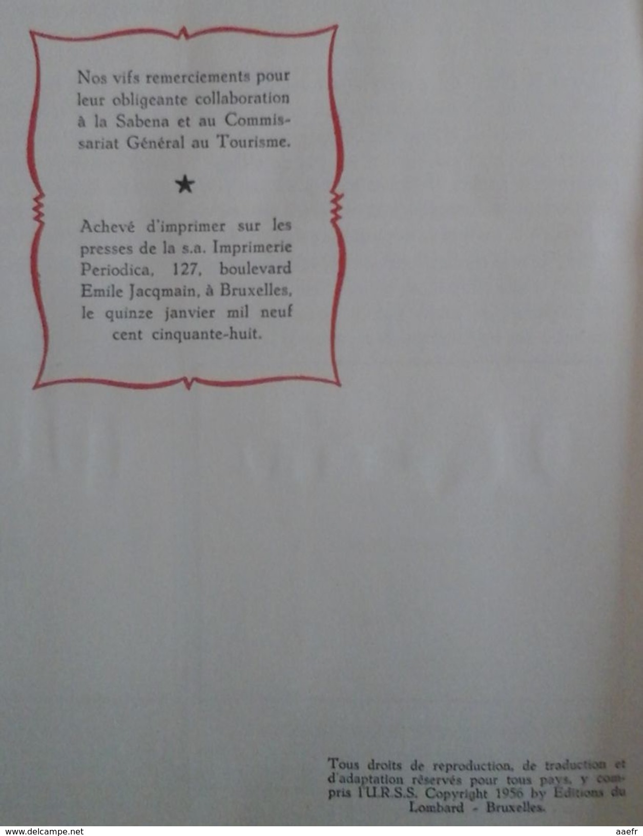 Géographie De La Belgique - Timbres TINTIN -  Le Lombard 1958 - Chromos