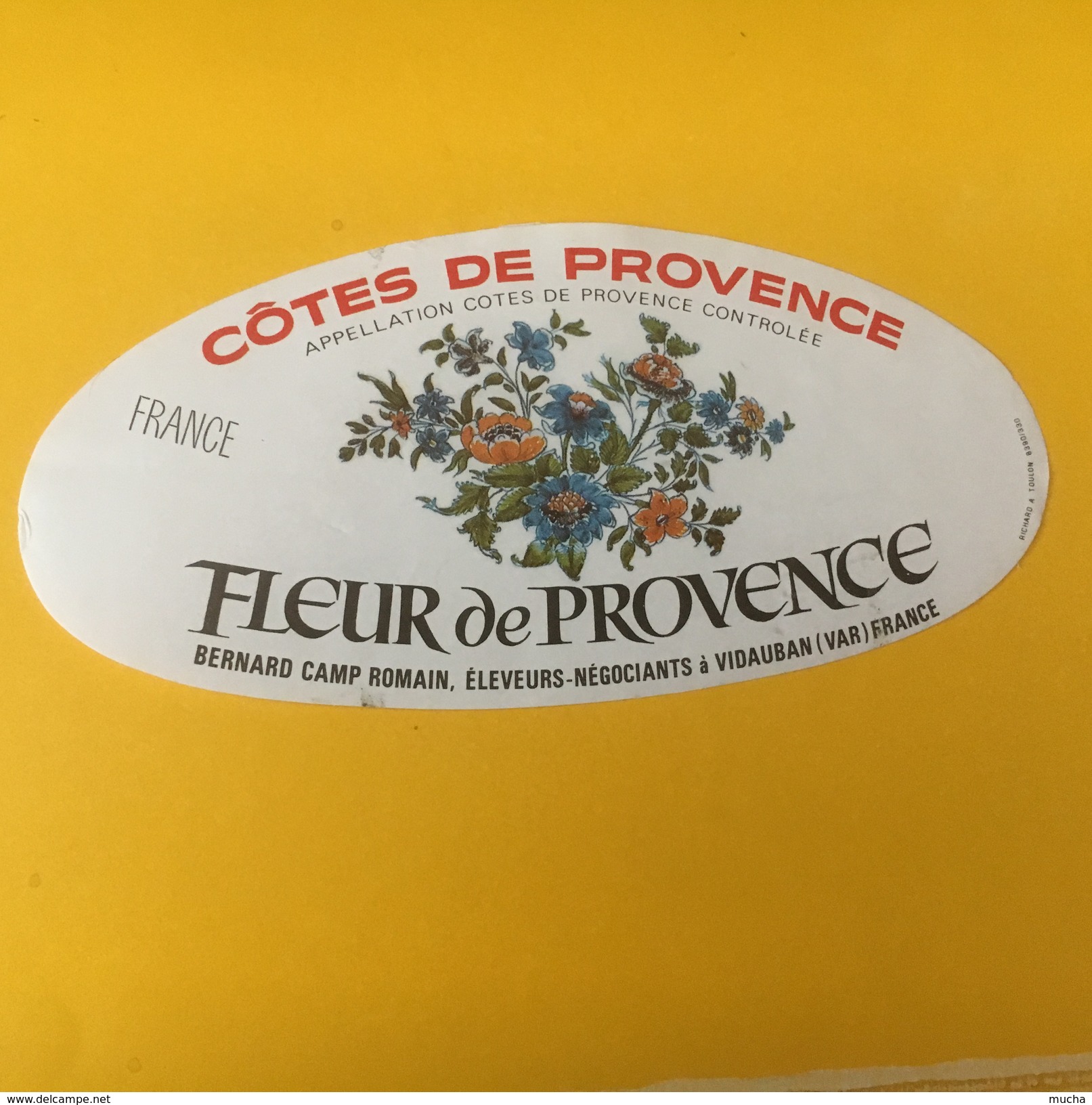 5512 -  Côtes De Provence Fleur De Provence - Fleurs