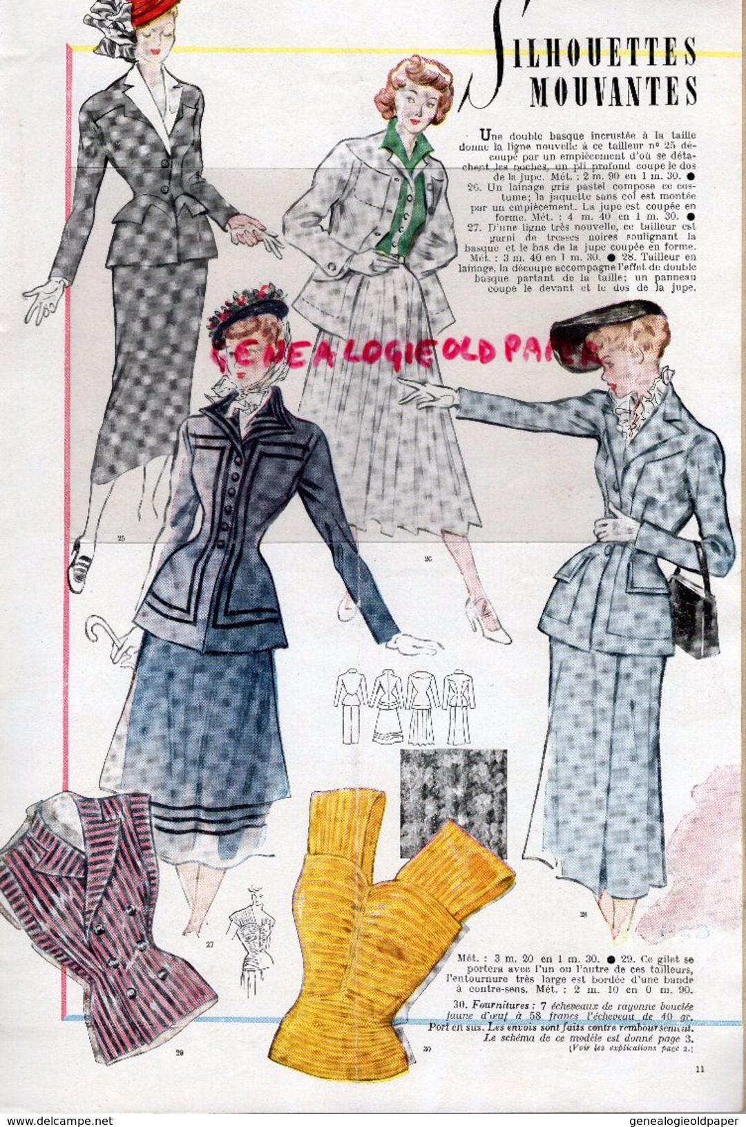 REVUE MODES & TRAVAUX- MAI 1948- N° 569  MODE - Fashion