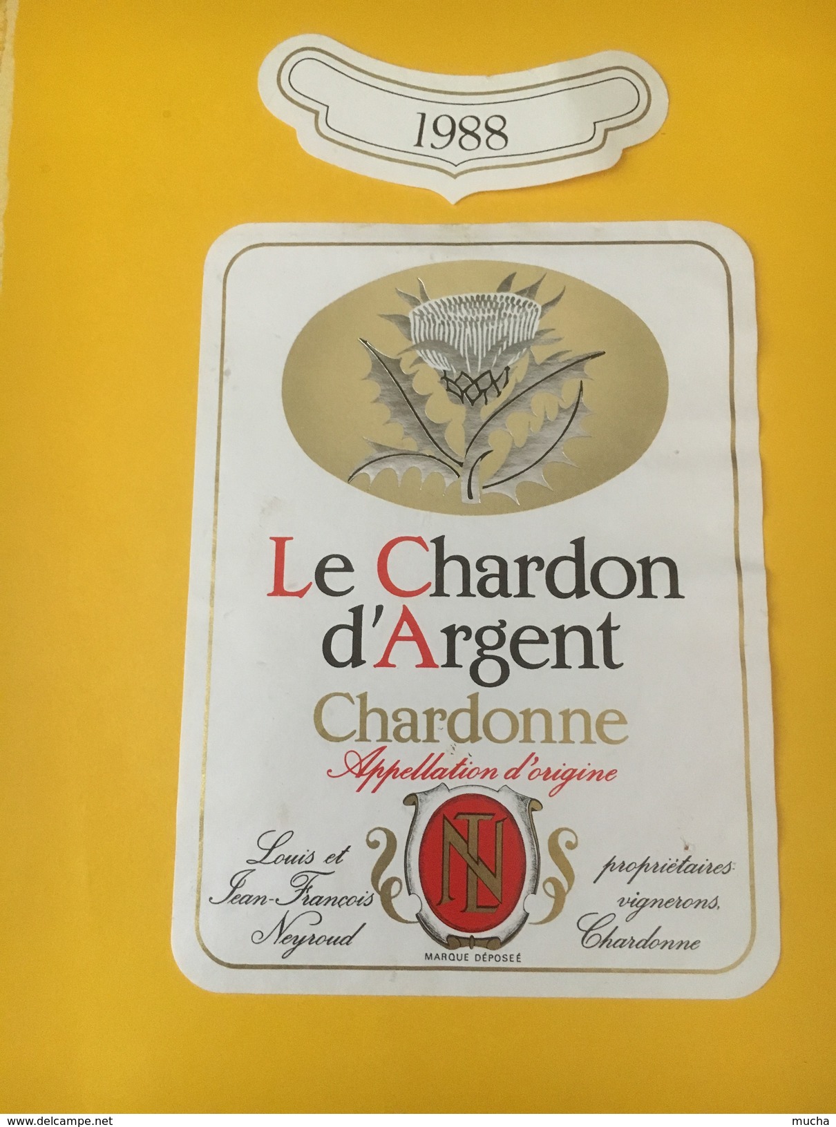 5513 -  Le Chardon D'Argent 1988 Chardonne Suisse - Blumen
