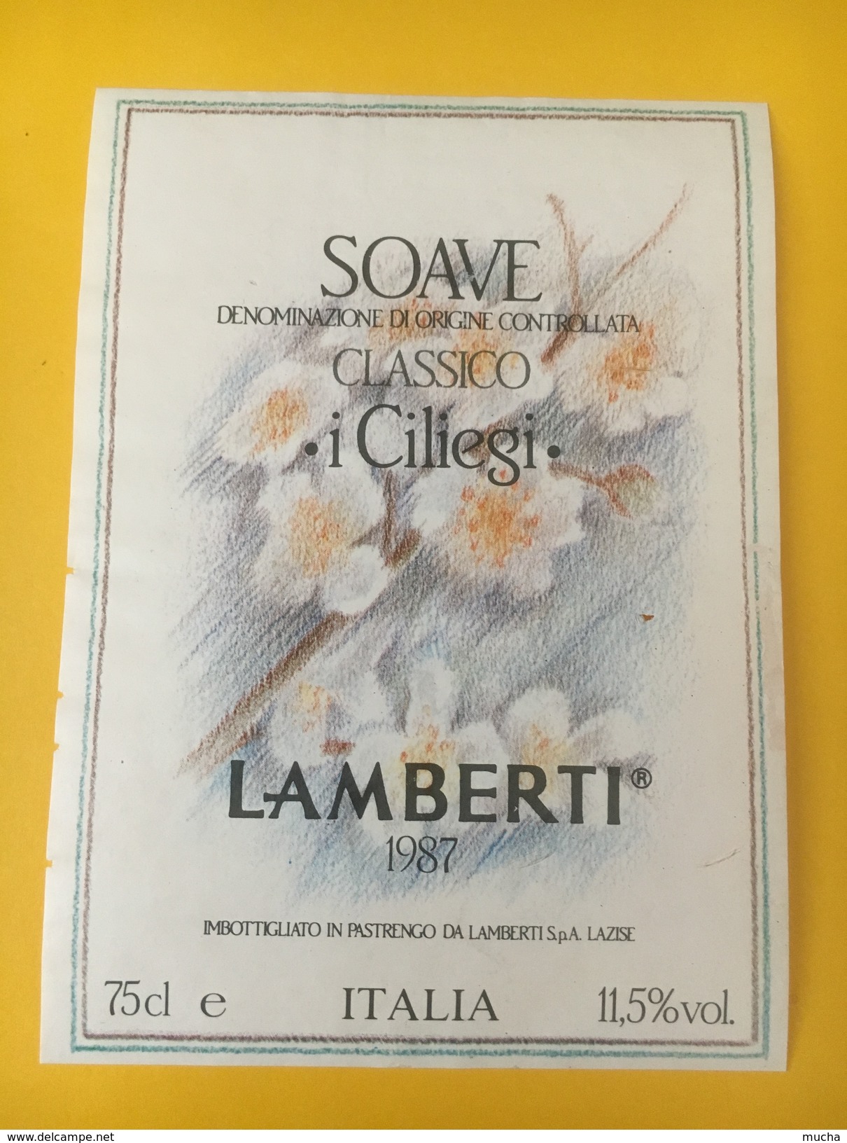 5523 -  ICiliegi Soave Classico 1987 Italie - Fiori
