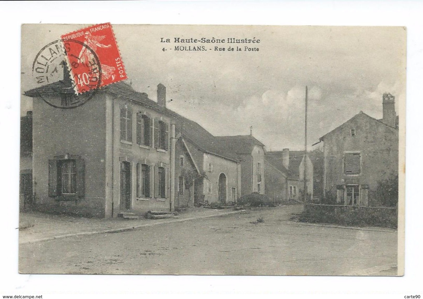 CPA MOLLANS - RUE DE LA POSTE - Autres & Non Classés