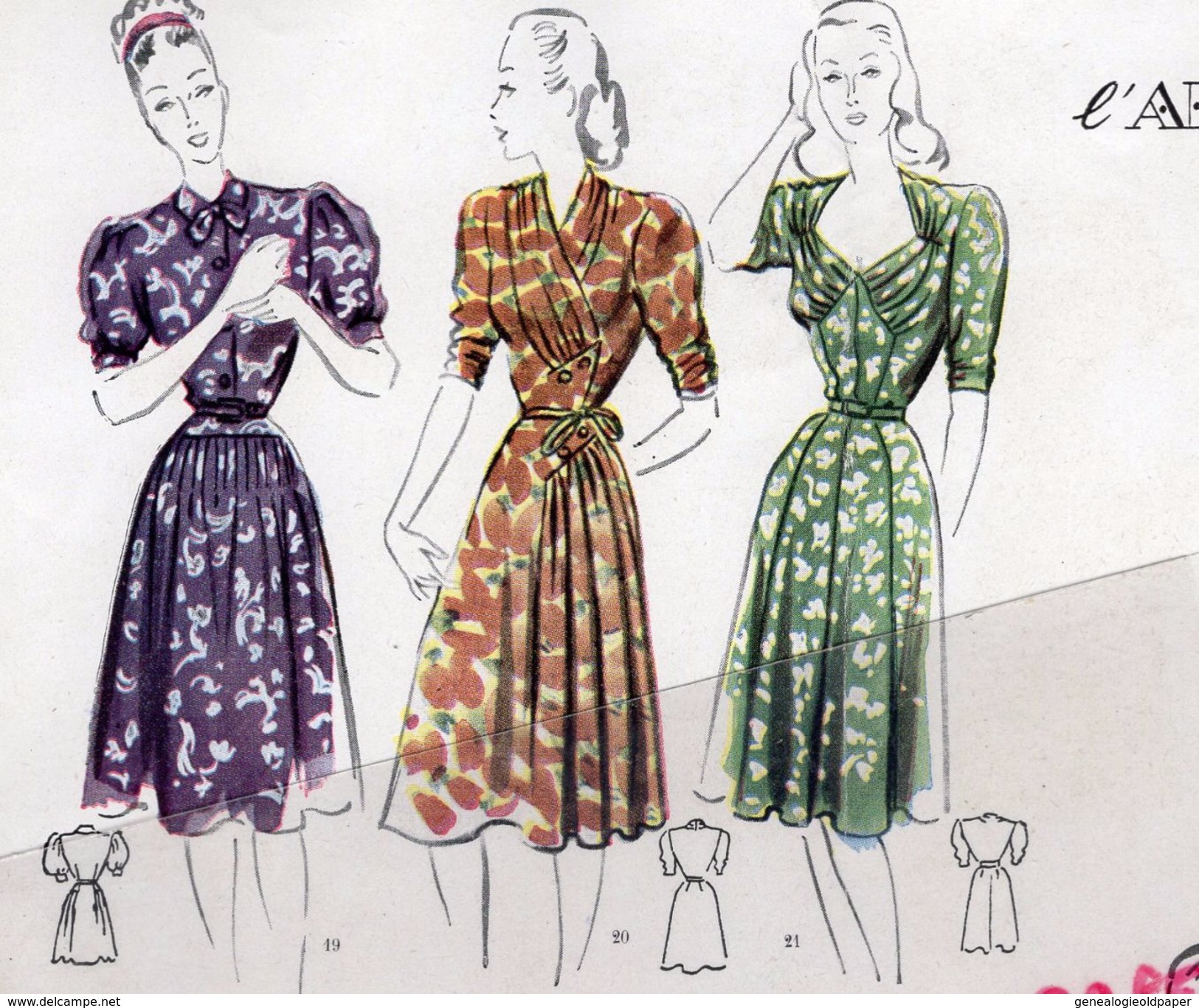 REVUE MODES & TRAVAUX- JUILLET AOUT 1946- N° 553- MARCEL ROCHAS-MAGGY ROUFF-LANVIN ROBERT PIGUET- - Fashion