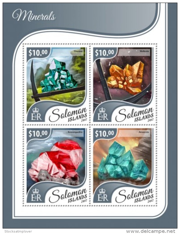 SOLOMON ISLANDS 2017 Minerals - Solomoneilanden (1978-...)