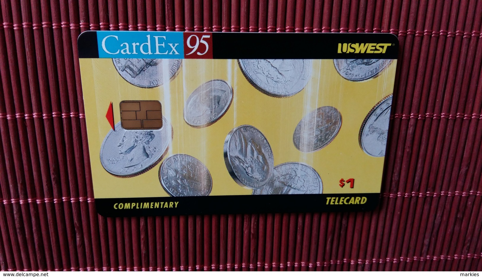 Cardex 95 Phonecard US West 1 $ (mint,Neuve) Rare - [2] Chip Cards