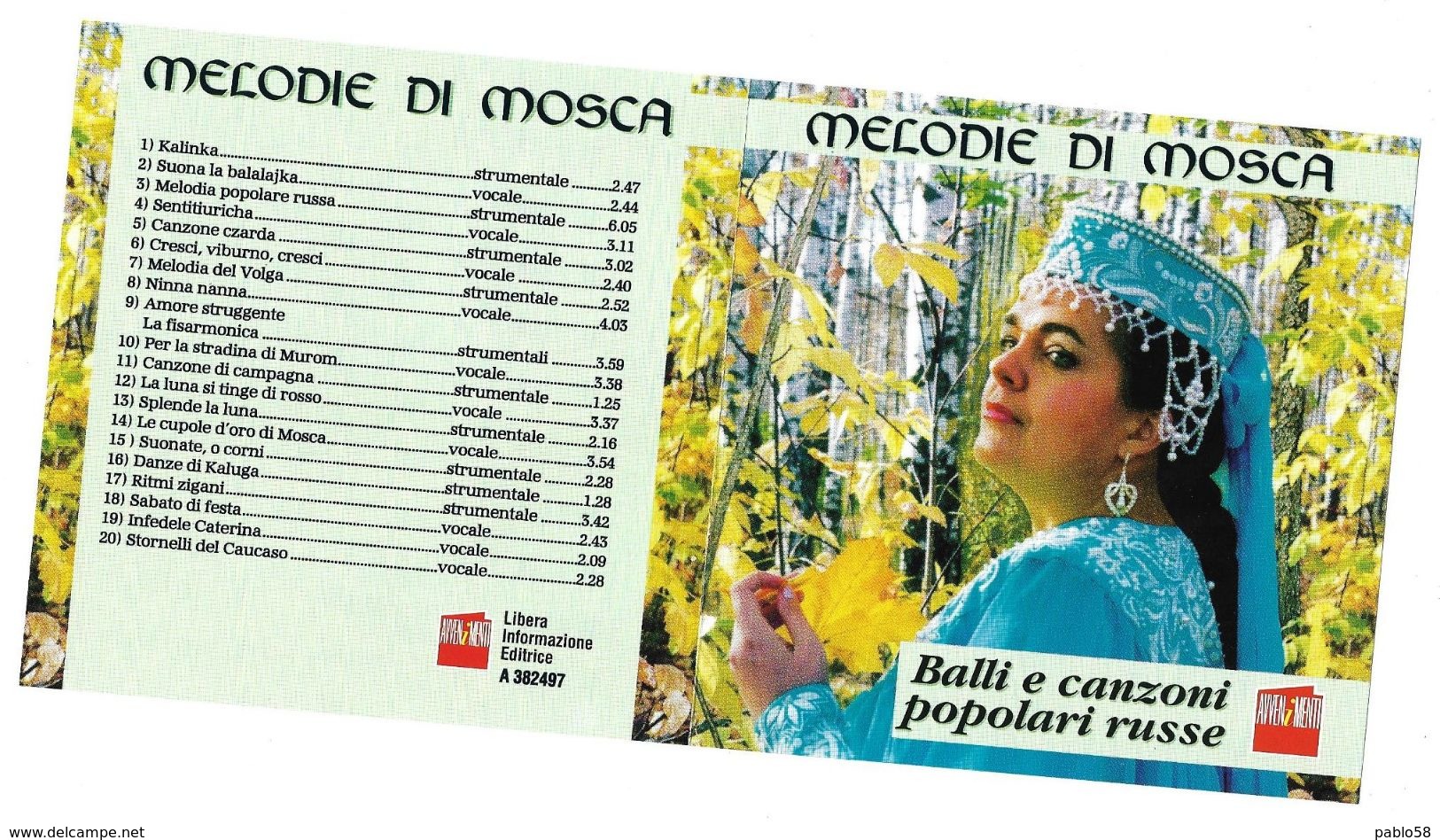 Melodia Di Mosca Musiche E Canzoni Popolari Russe - Musiche Del Mondo