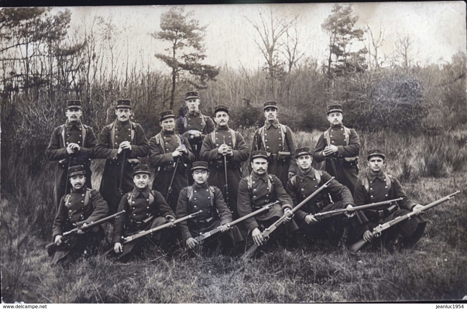 COURTENAY CP PHOTO MILITAIRE FUSILS - Courtenay