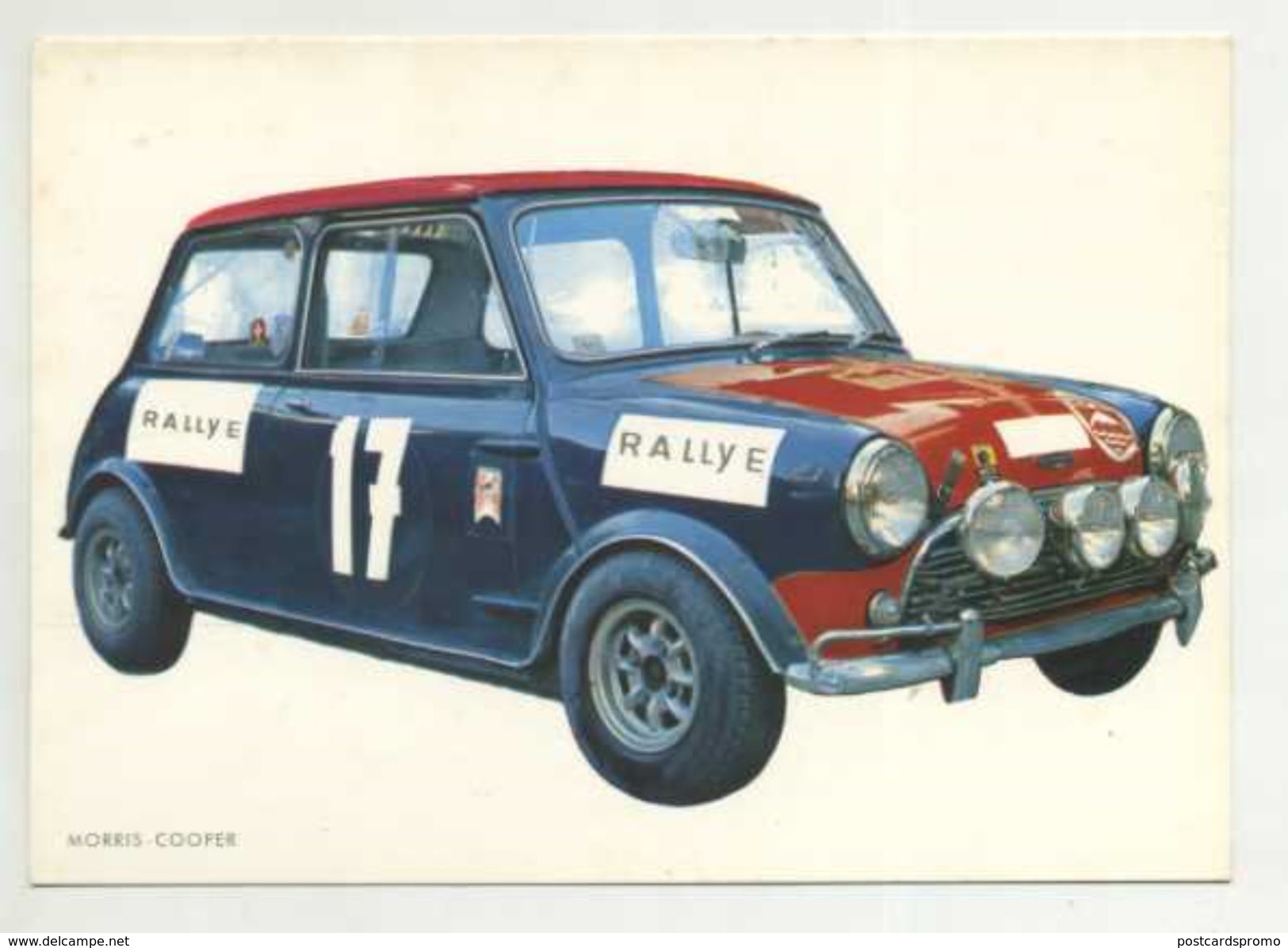 MORRIS COOPER - Carro, Car, Automobile, Voiture, Coche (2 Scans) - Voitures De Tourisme