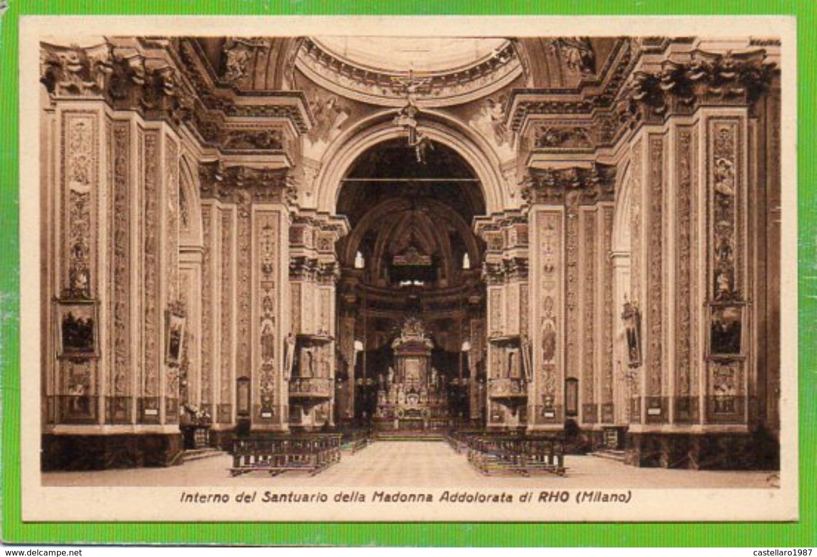 Interno Del Santuario Della Madonna Addolorata Di RHO (Milano) - Formato Piccolo - Rho