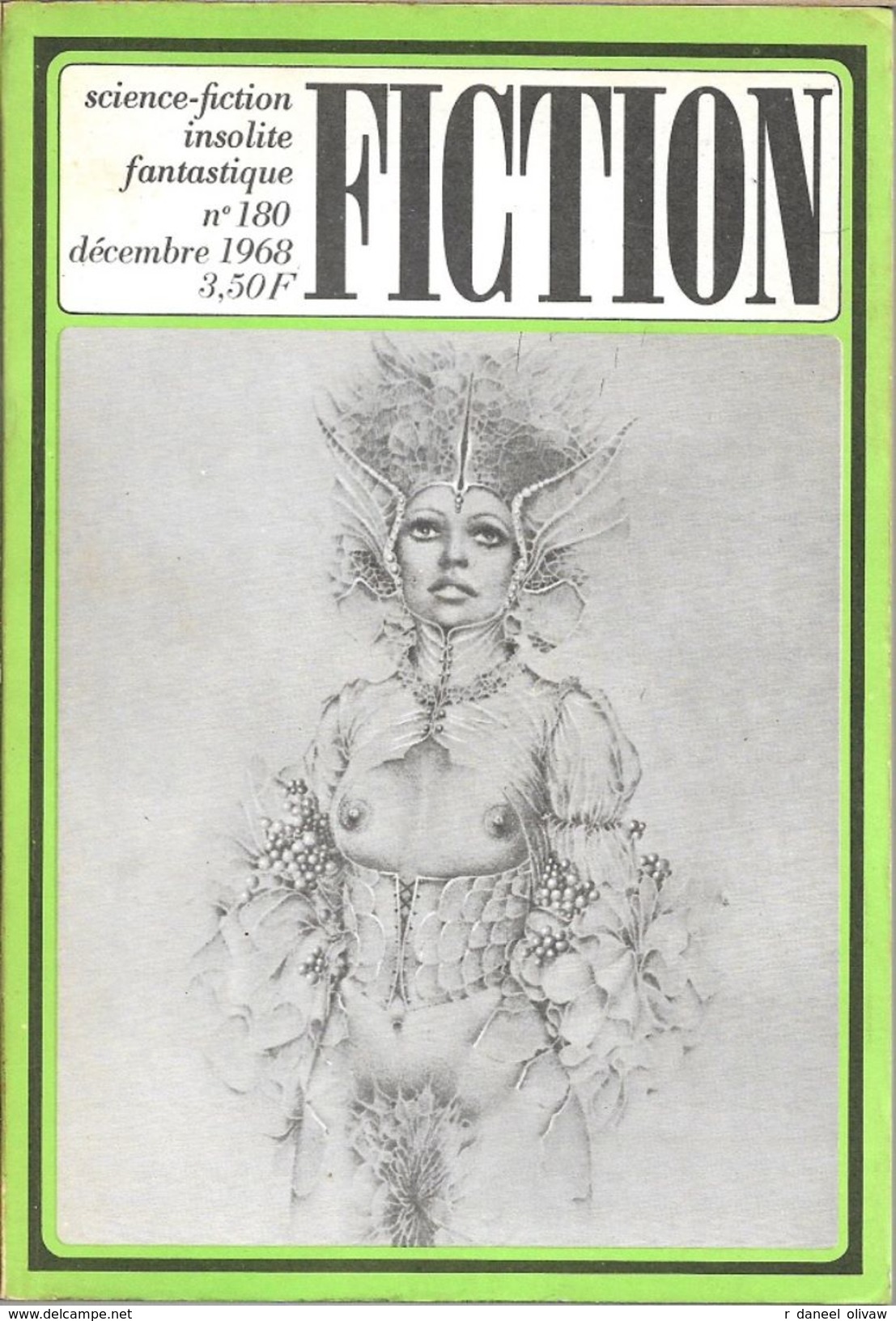 Fiction N° 180, Décembre 1968 (TBE) - Fiction