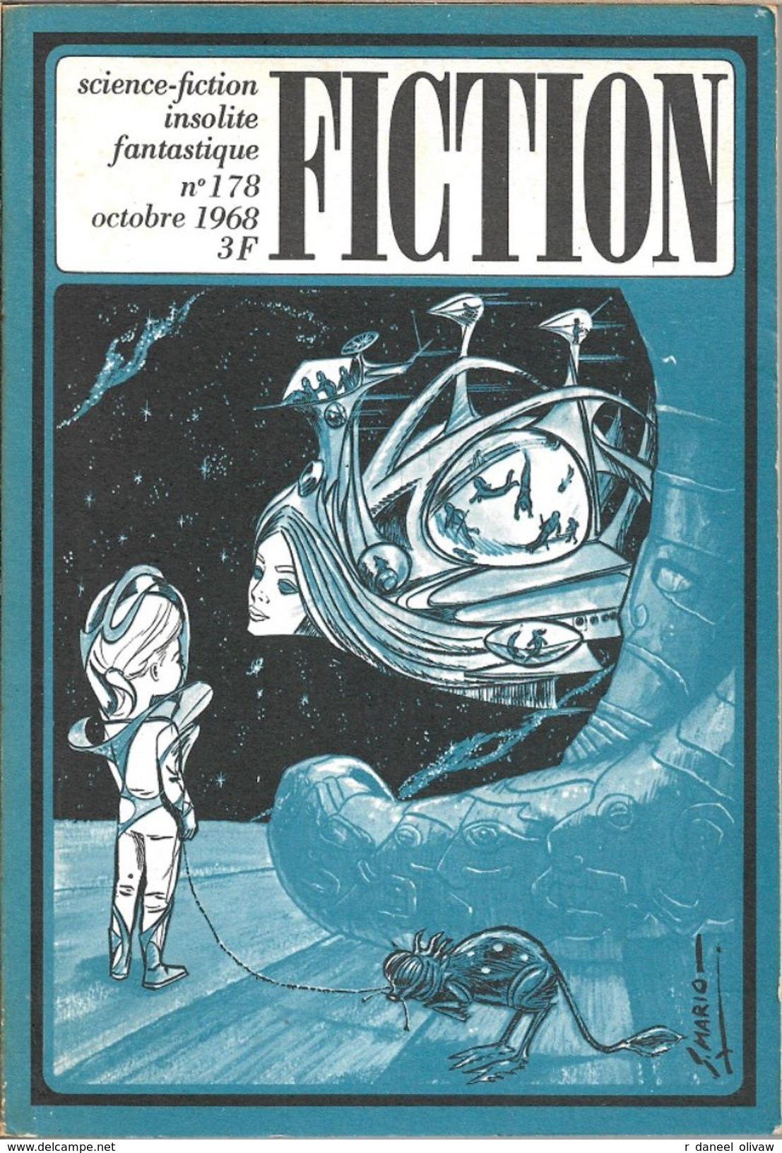 Fiction N° 178, Octobre 1968 (TBE) - Fiction