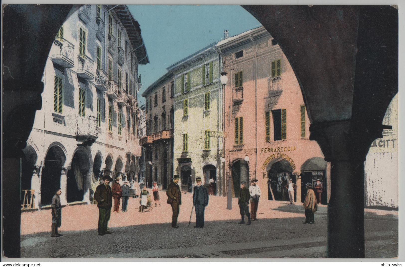 Bellinzona - Piazza Nosetto, Ferrareccia, Animee - Photo: E. Goetz - Sonstige & Ohne Zuordnung