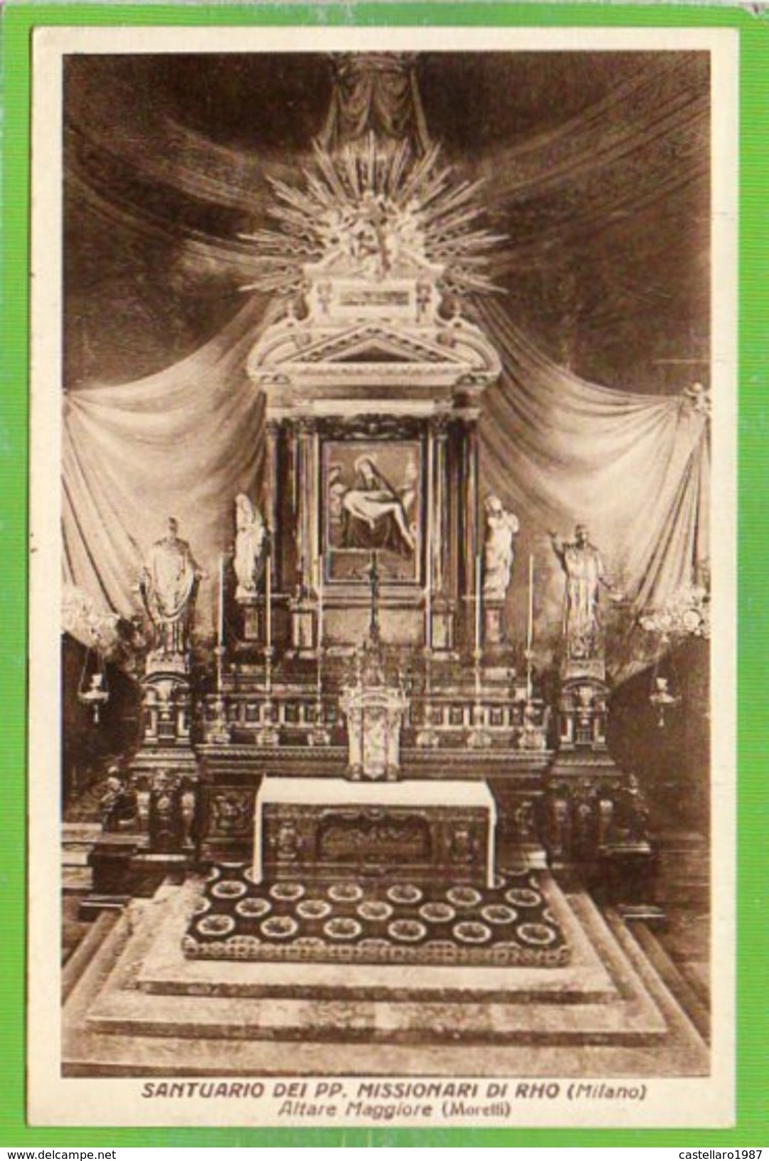 SANTUARIO DEI PP. MISSIONARI DI RHO (Milano) - Altare Maggiore (Morelli) - Formato Piccolo - Rho