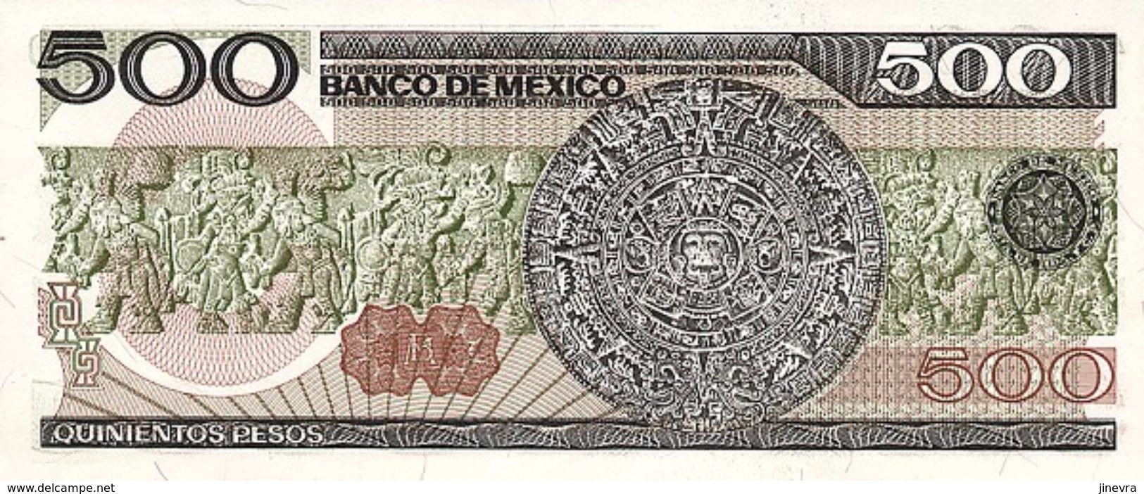 MEXICO 500 PESOS 1984 PICK 79b UNC - Mexique