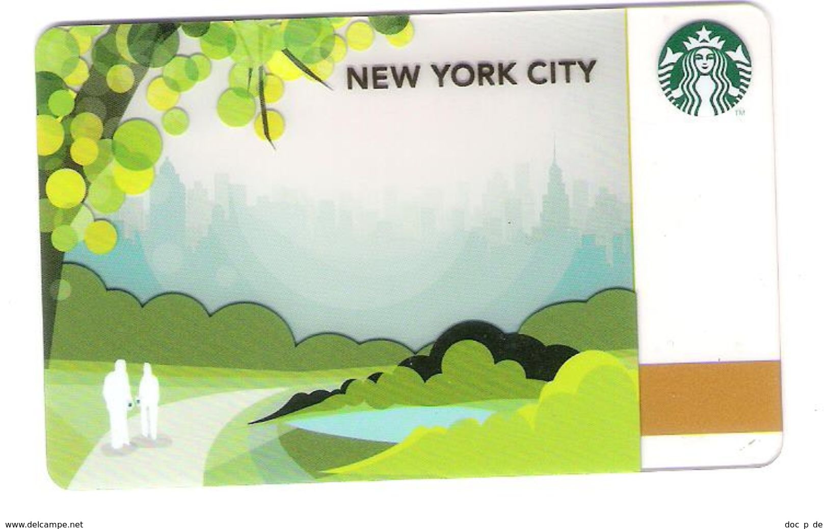 USA - Starbucks - New York City - CN :6076 -  Geschenkgutschein - Giftcard - Gift Card - Gutschein Card - Gift Cards