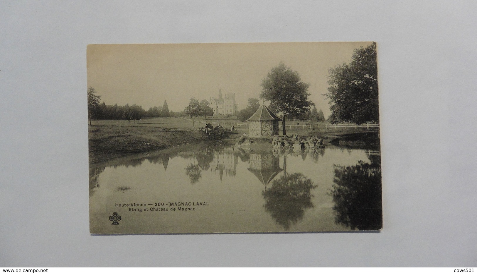 (87) Magnac-laval Etang Et Château De Magnac - Autres & Non Classés